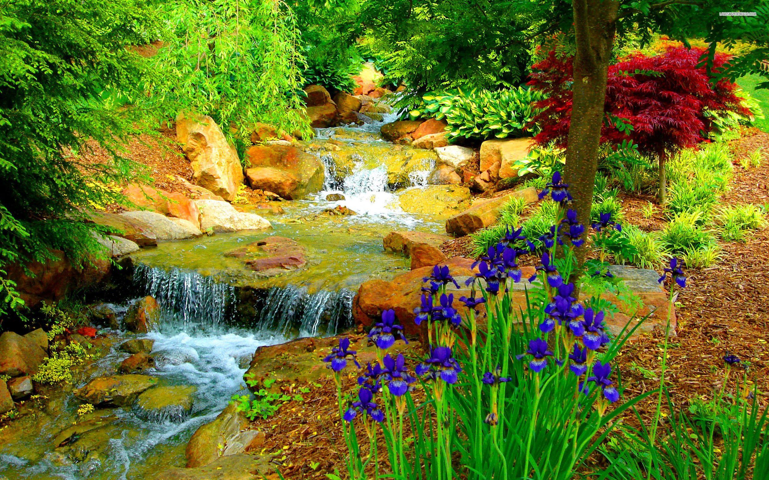 Falls Garden Wallpapers