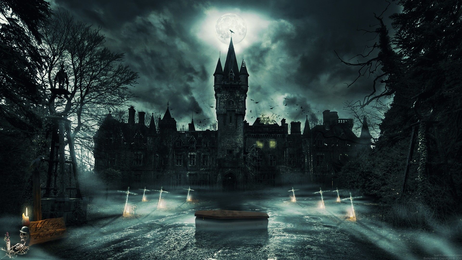 Fantasy Abandoned Castle Wallpapers