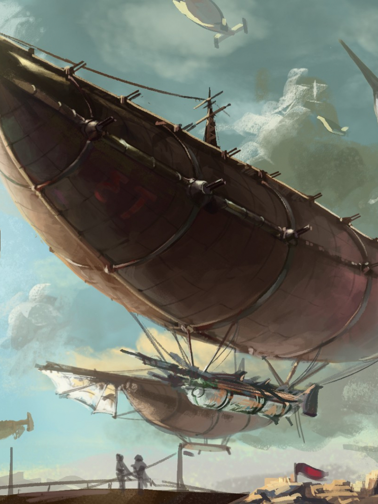 Fantasy Airship Wallpapers