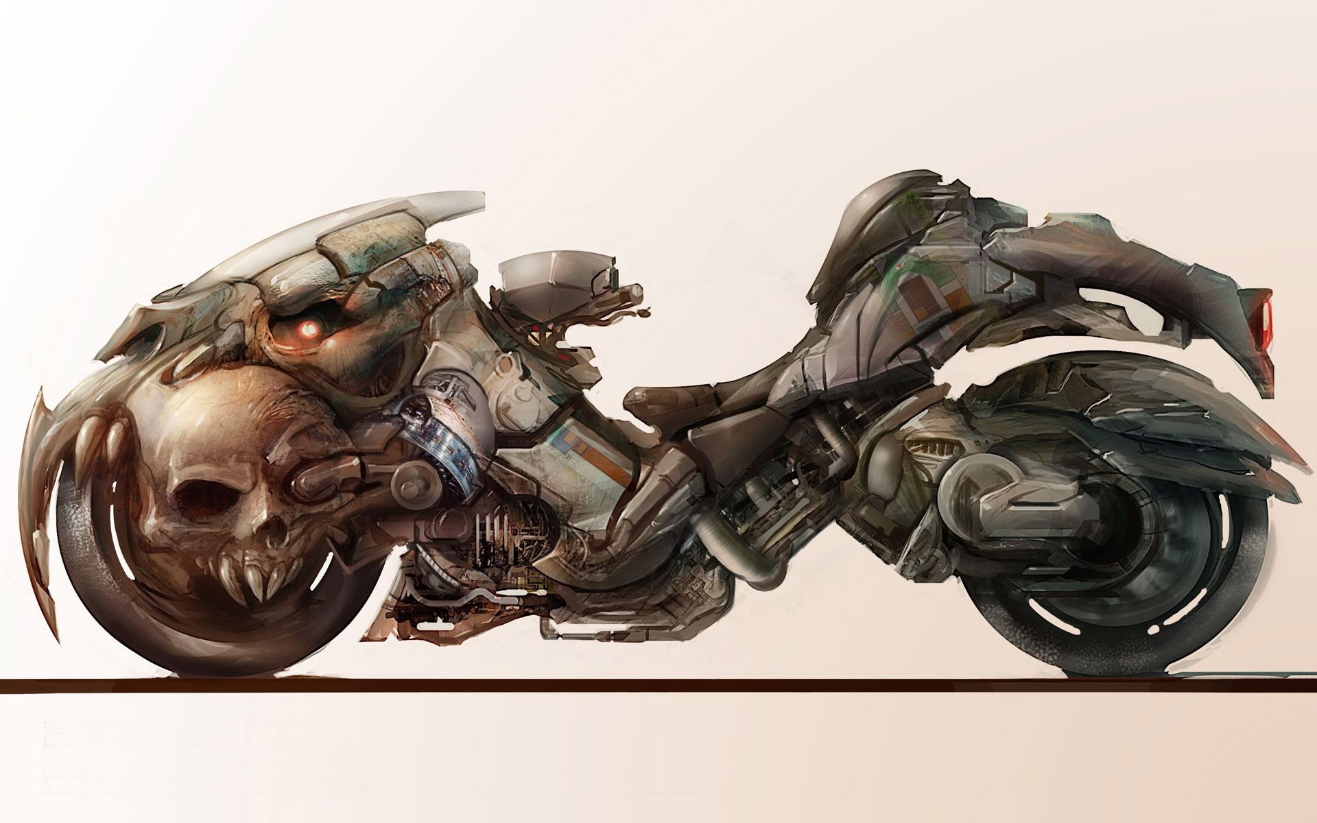 Fantasy Biker Art Wallpapers