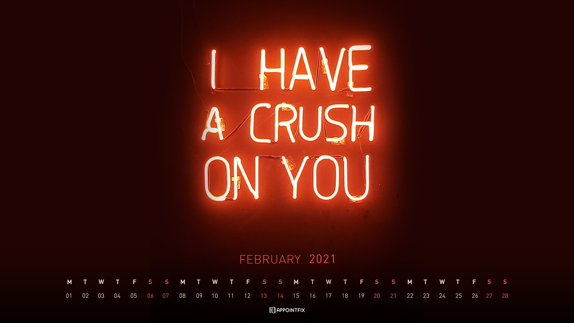 February 2021 Calendar Wallpapers