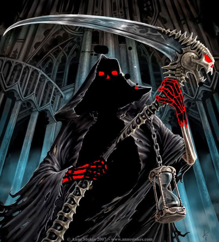 Female Grim Reaper Art Wallpapers