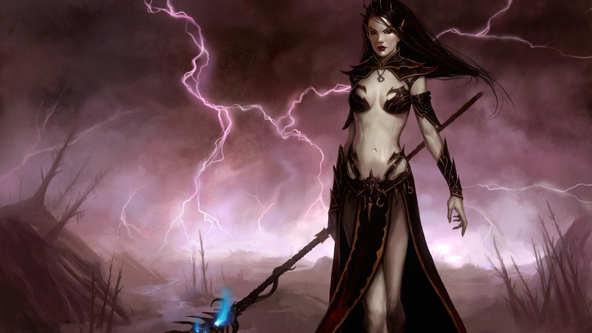 Female Necromancer Wallpapers