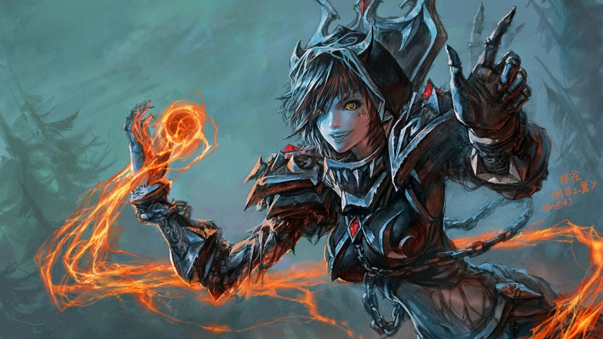 Female Wizard Fantasy Art Wallpapers