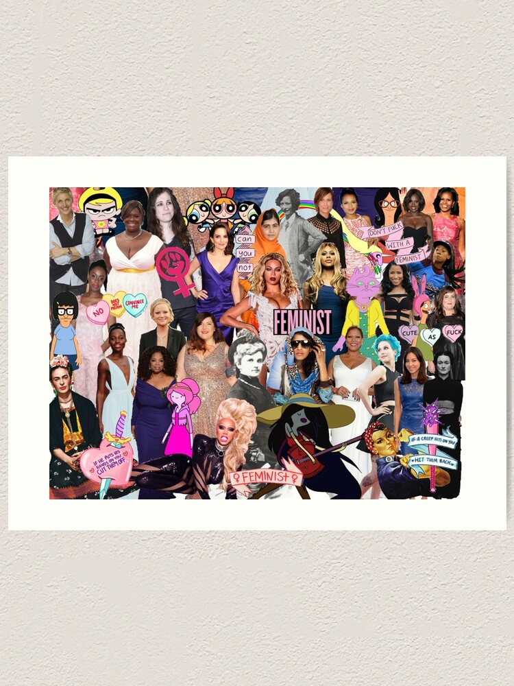 Feminist Collage Wallpapers