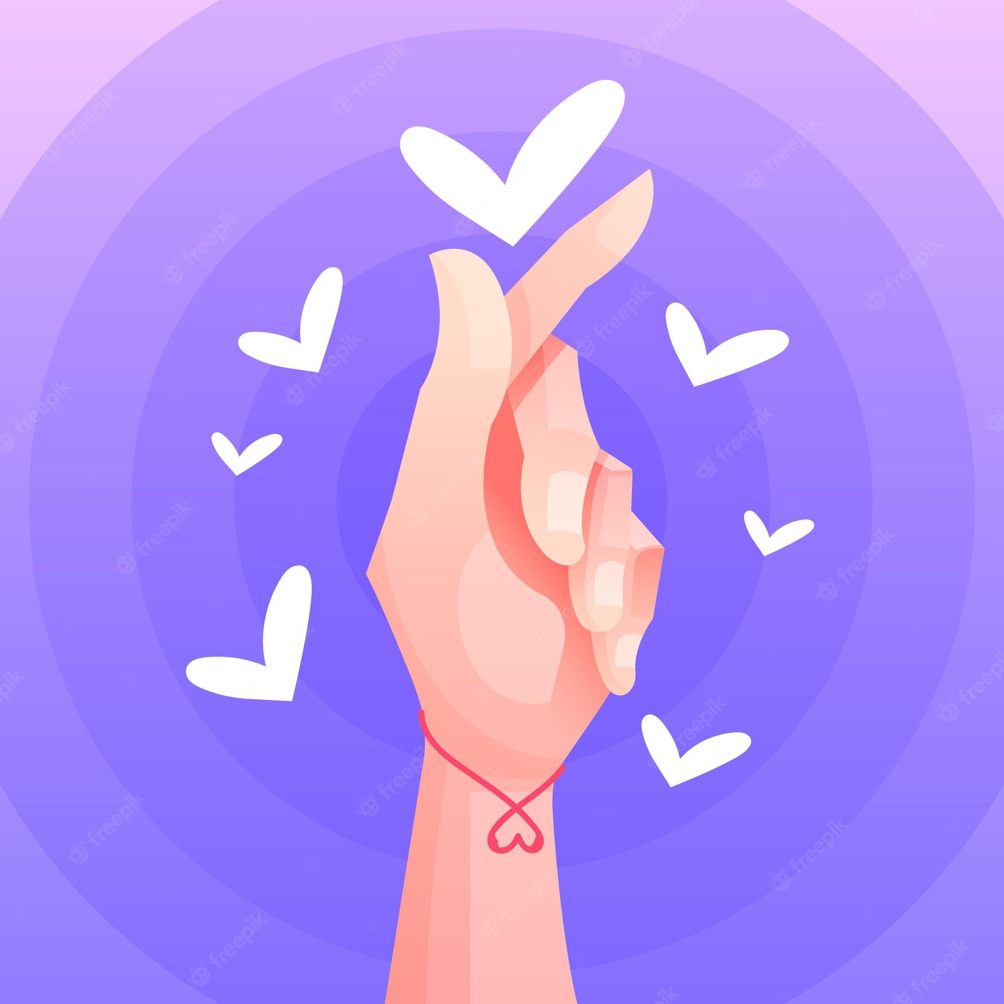 Finger Heart Wallpapers