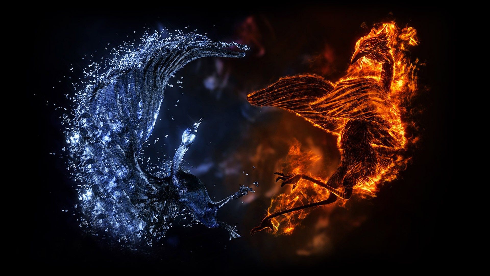 Fire And Ice Dragon Wallpapers