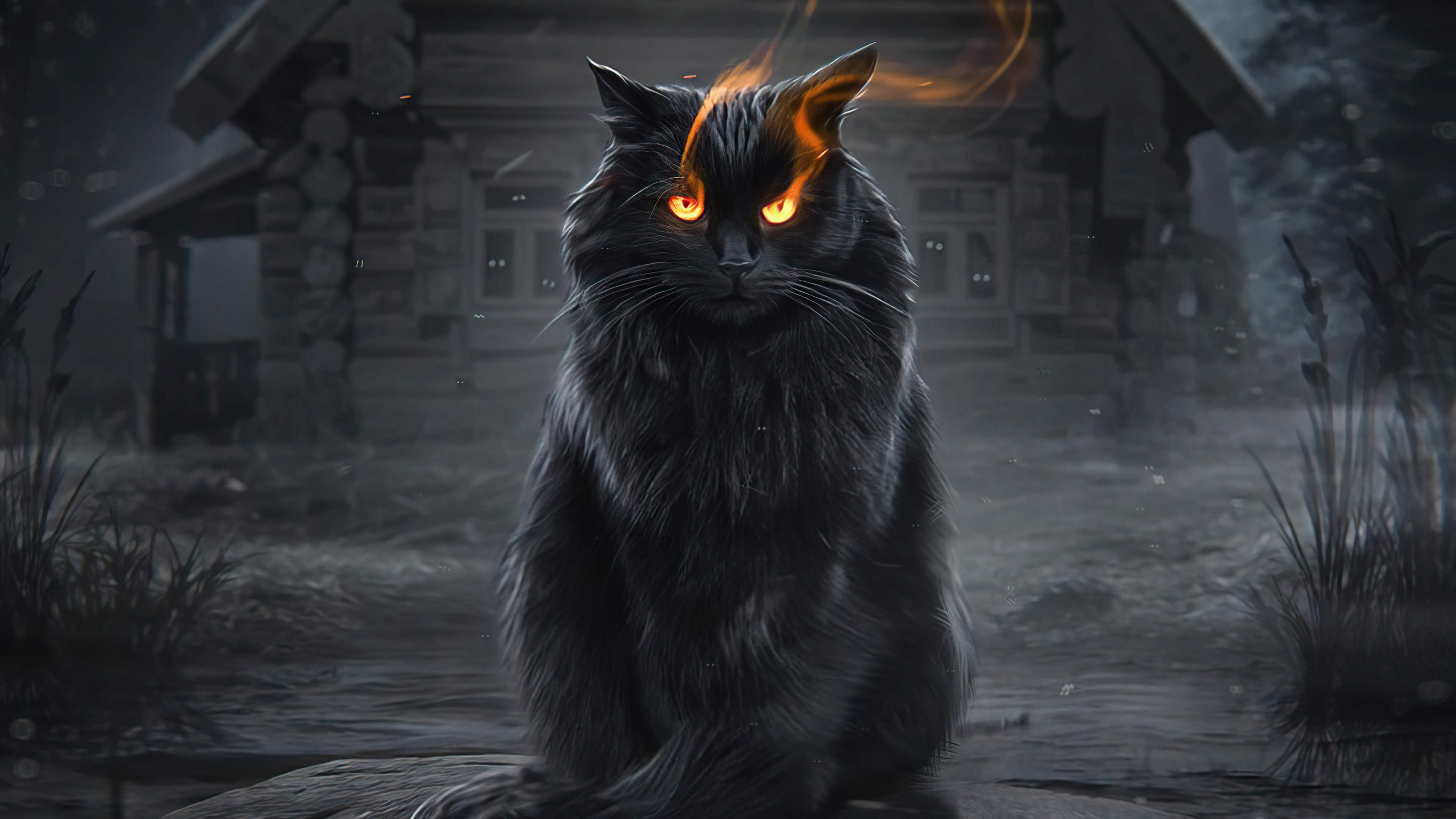 Fire Cat Wallpapers