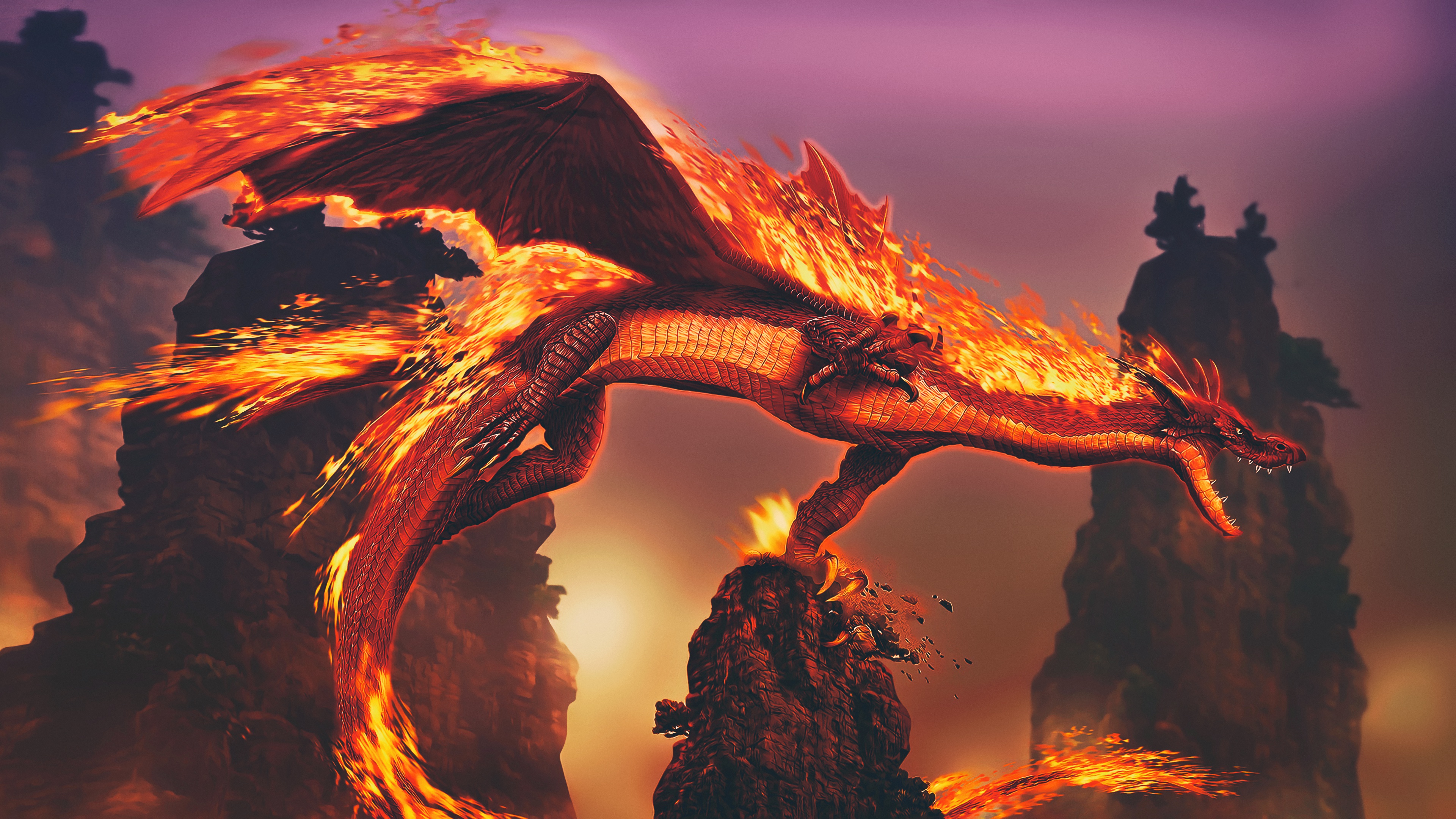 Fire Dragon Wallpapers