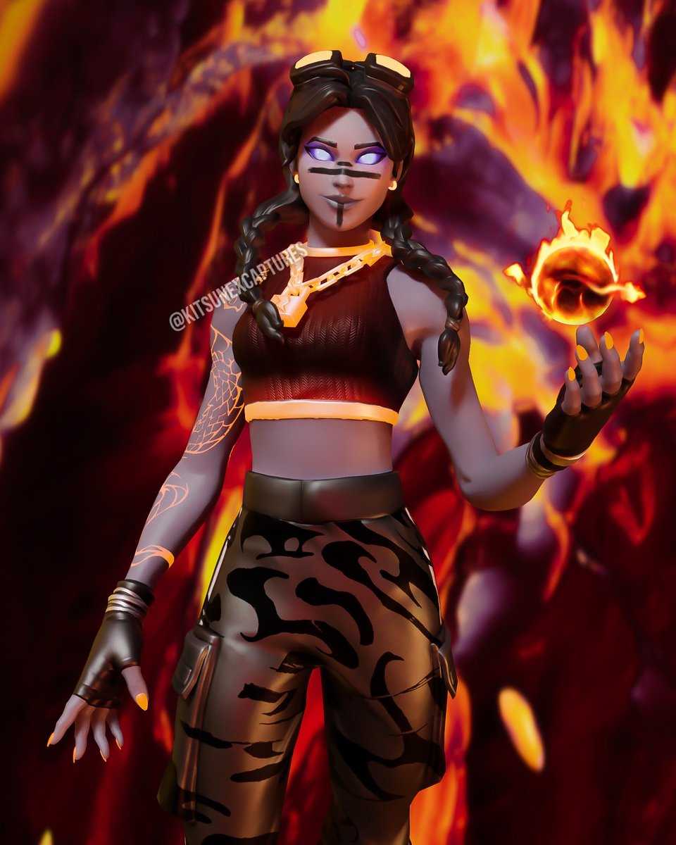 Fire Fortnite Wallpapers