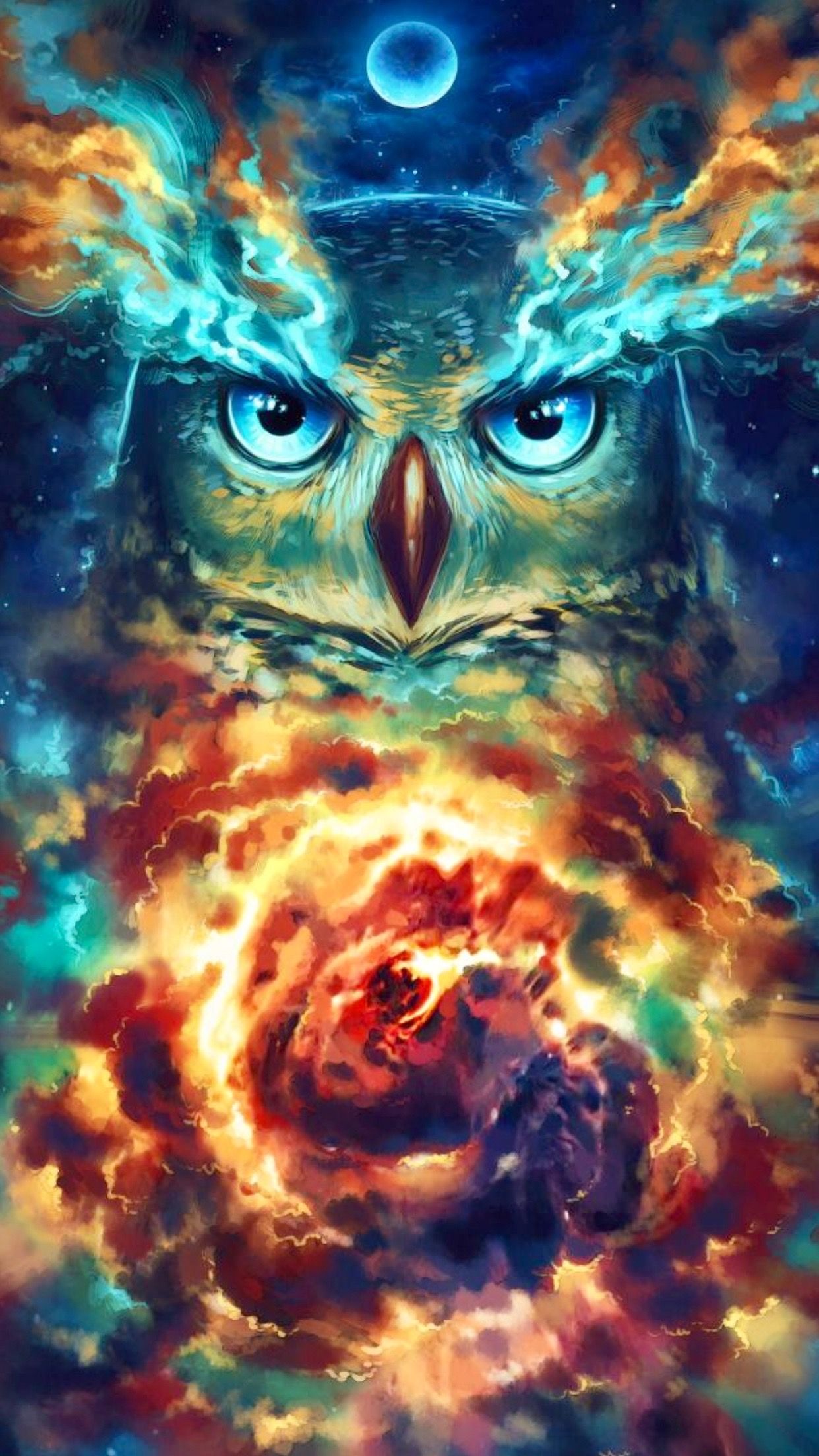 Fire Owl Wallpapers