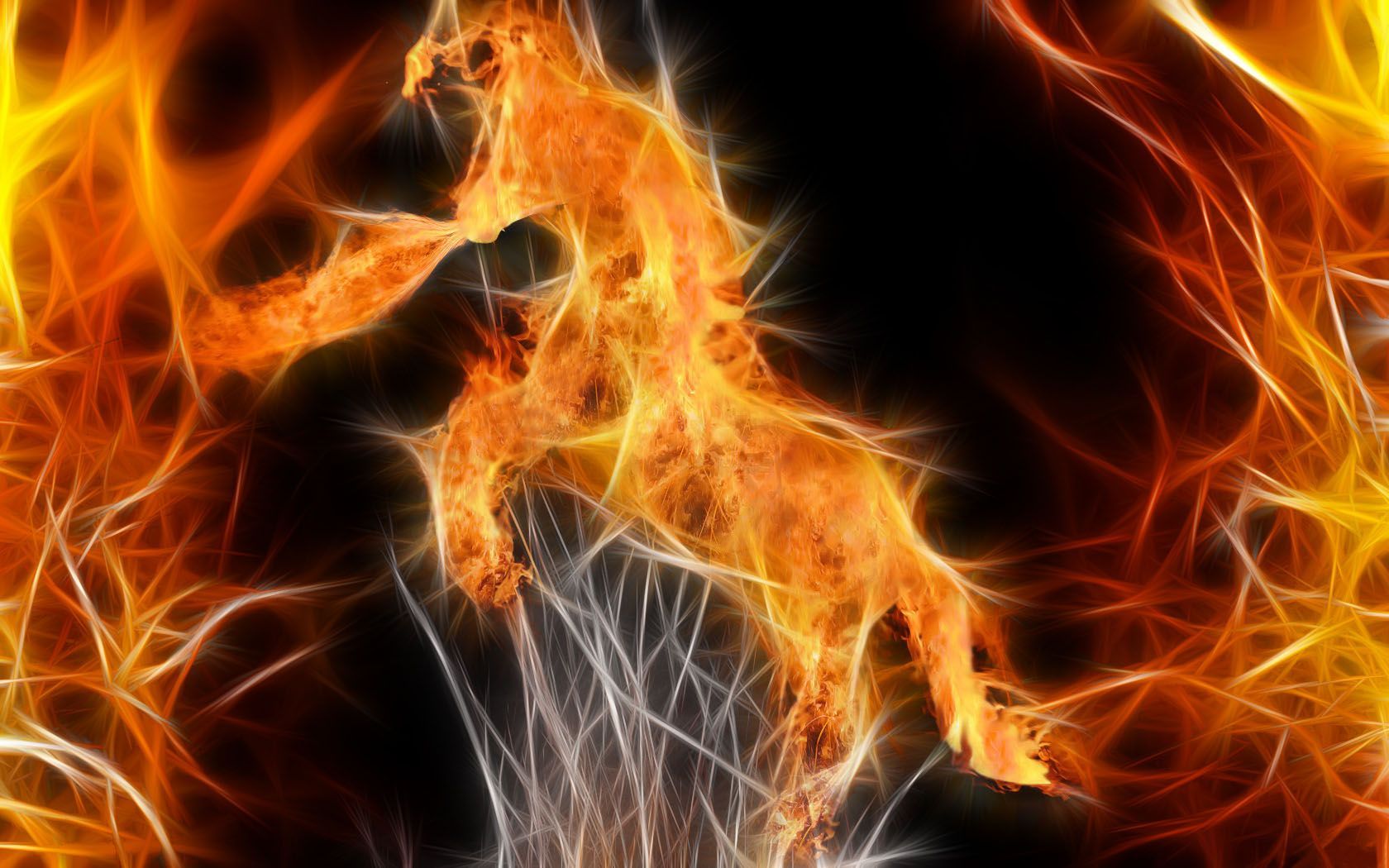 Fire Unicorns Wallpapers