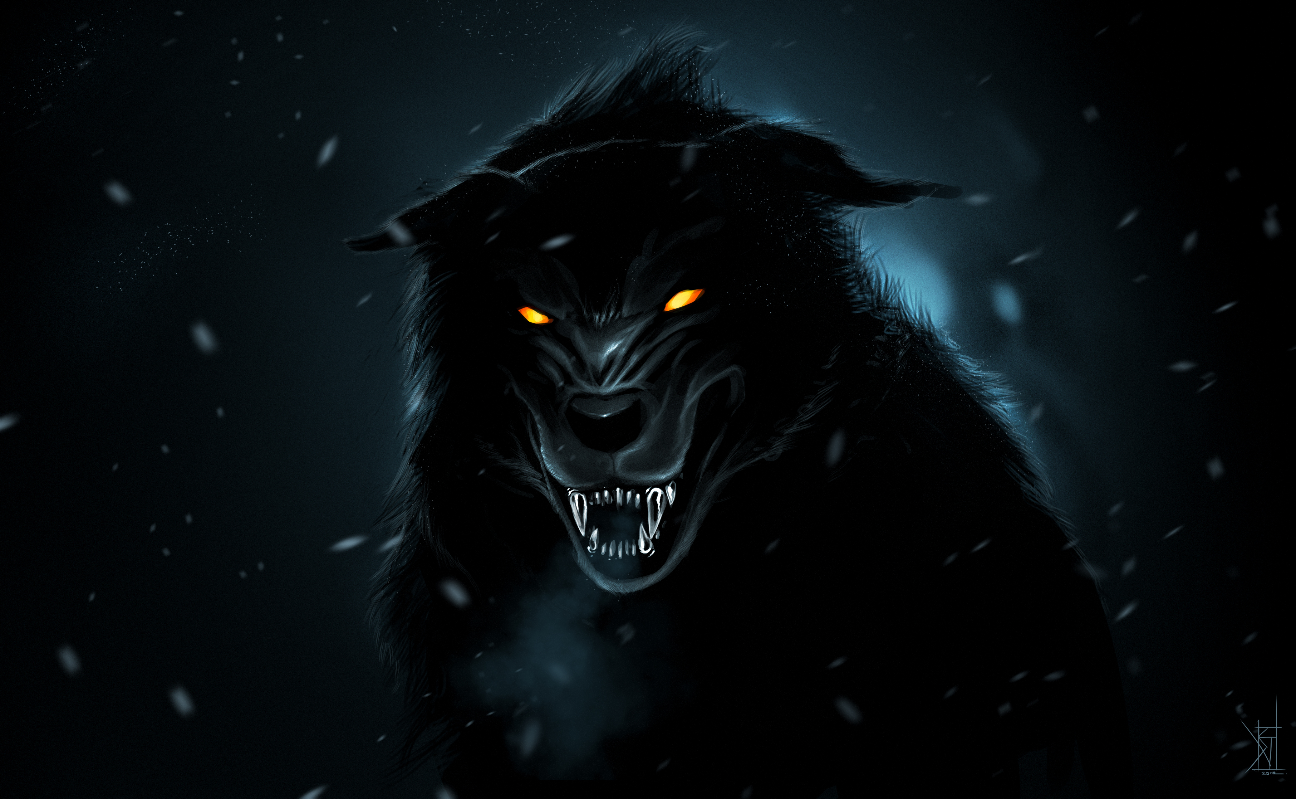 Fire Werewolf Wallpapers