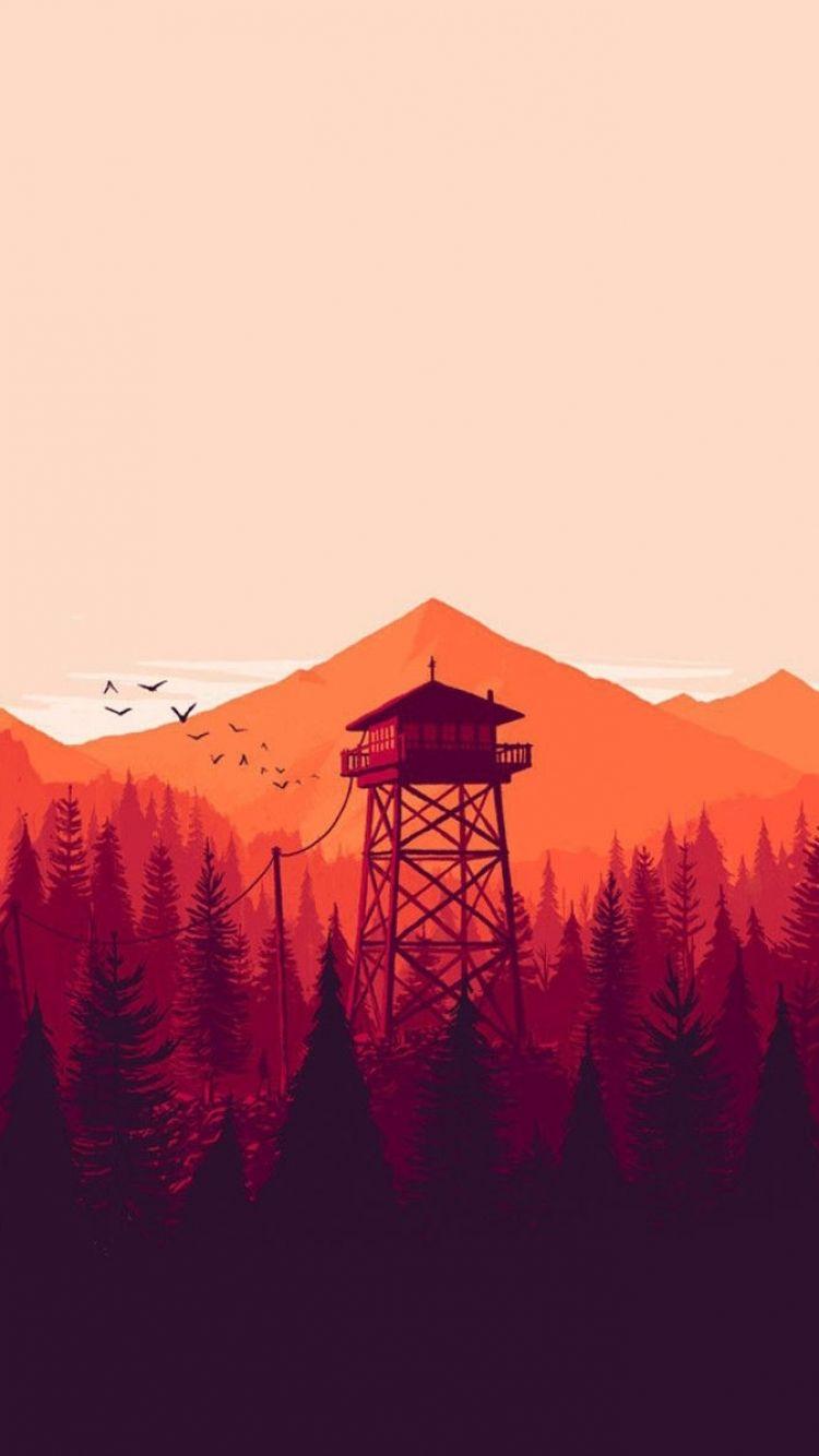 Firewatch Phone Wallpapers