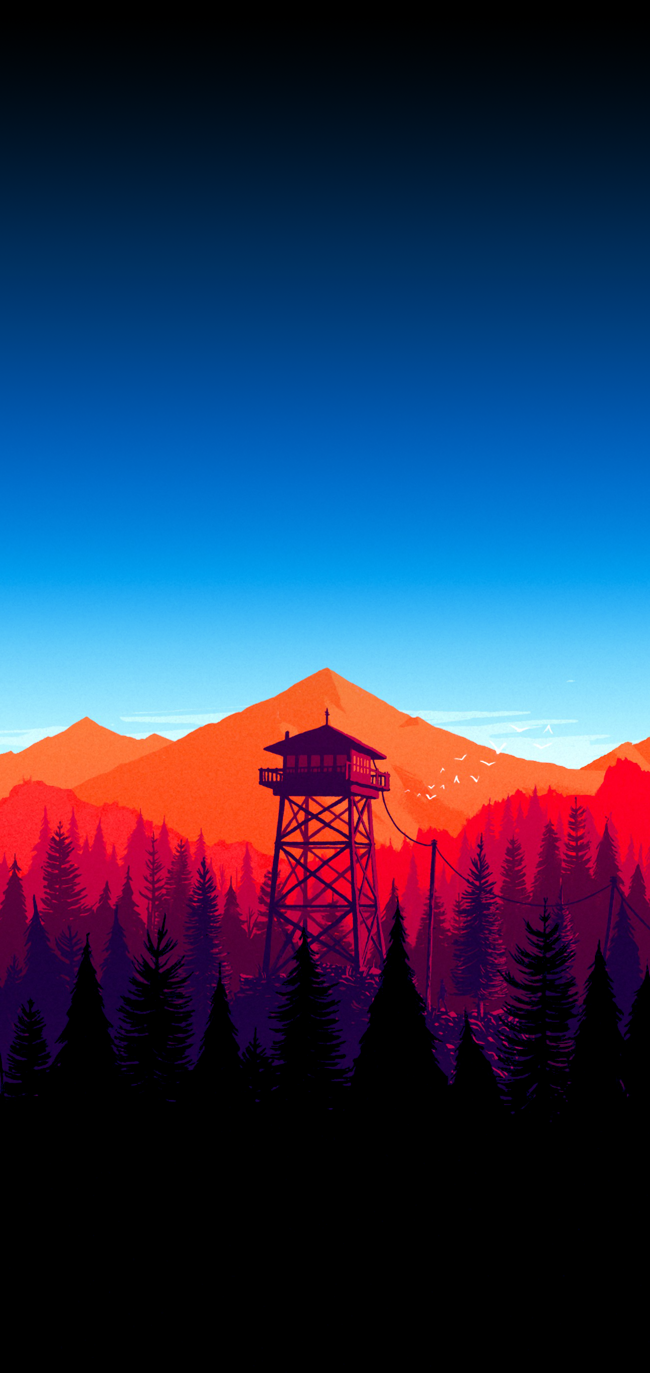 Firewatch Phone Wallpapers