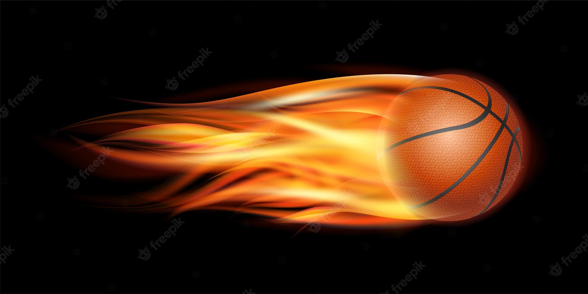 Flaming Basketball Wallpapers