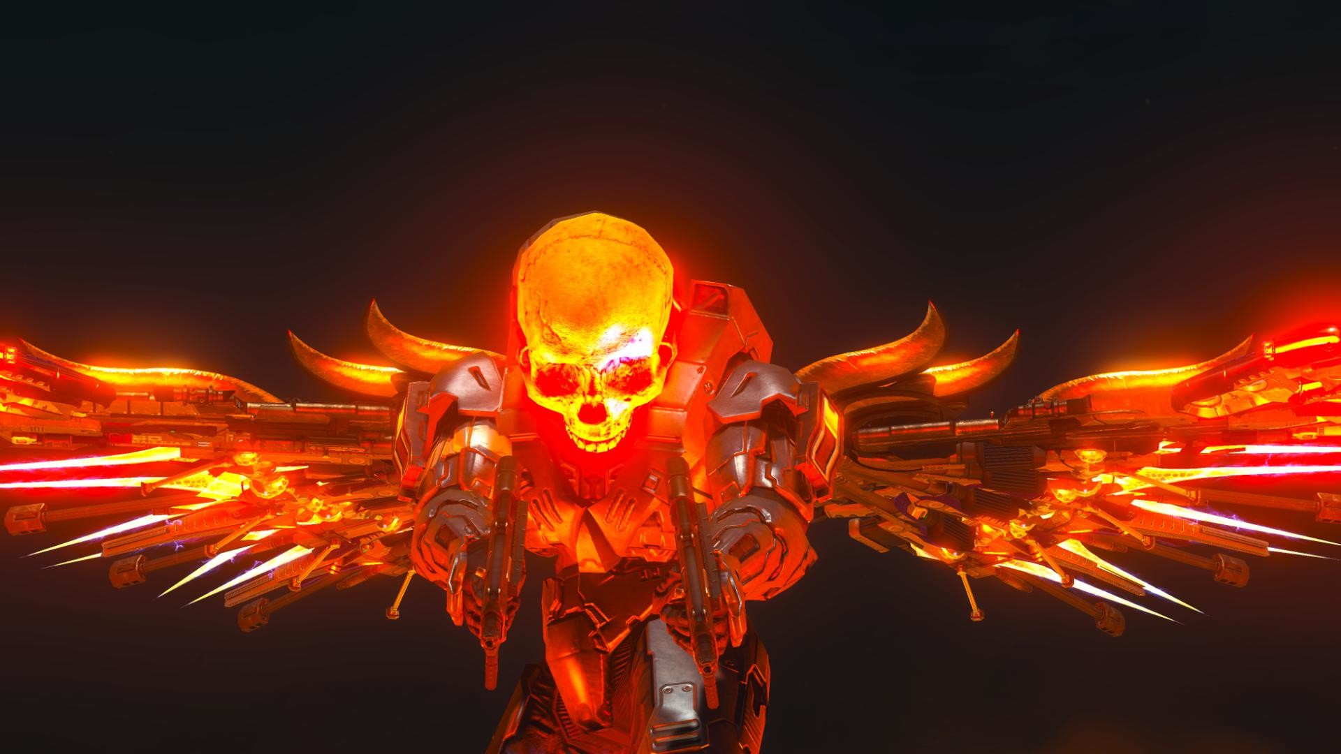 Flaming Demon Skull Wallpapers