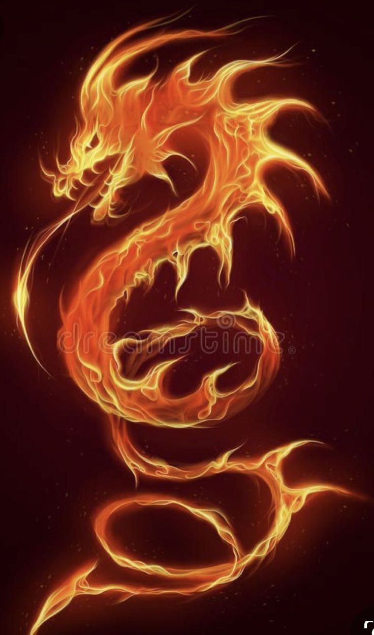 Flaming Dragon Wallpapers