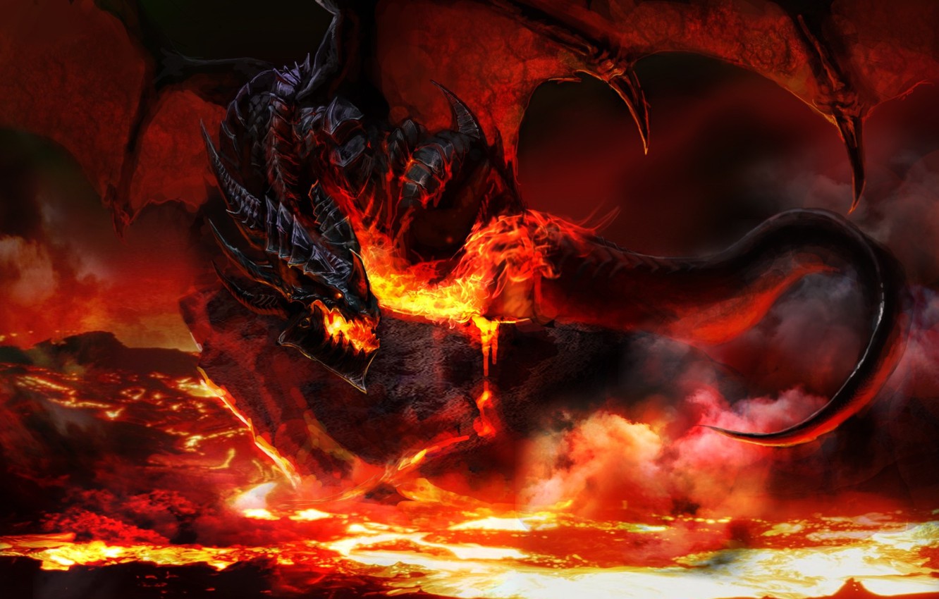 Flaming Dragon Wallpapers