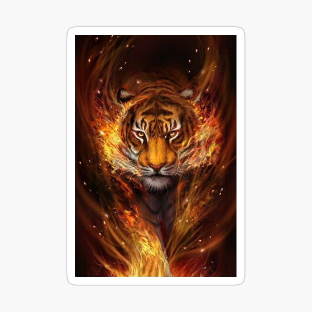 Flaming Tiger Wallpapers