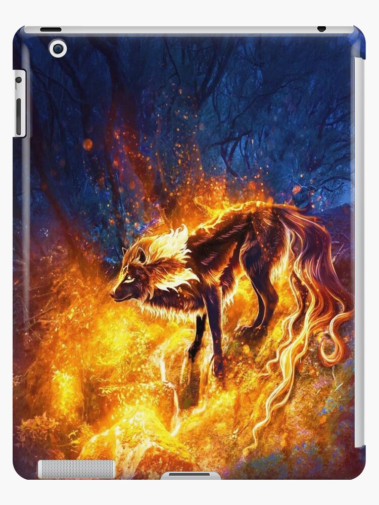 Flaming Wolf Wallpapers