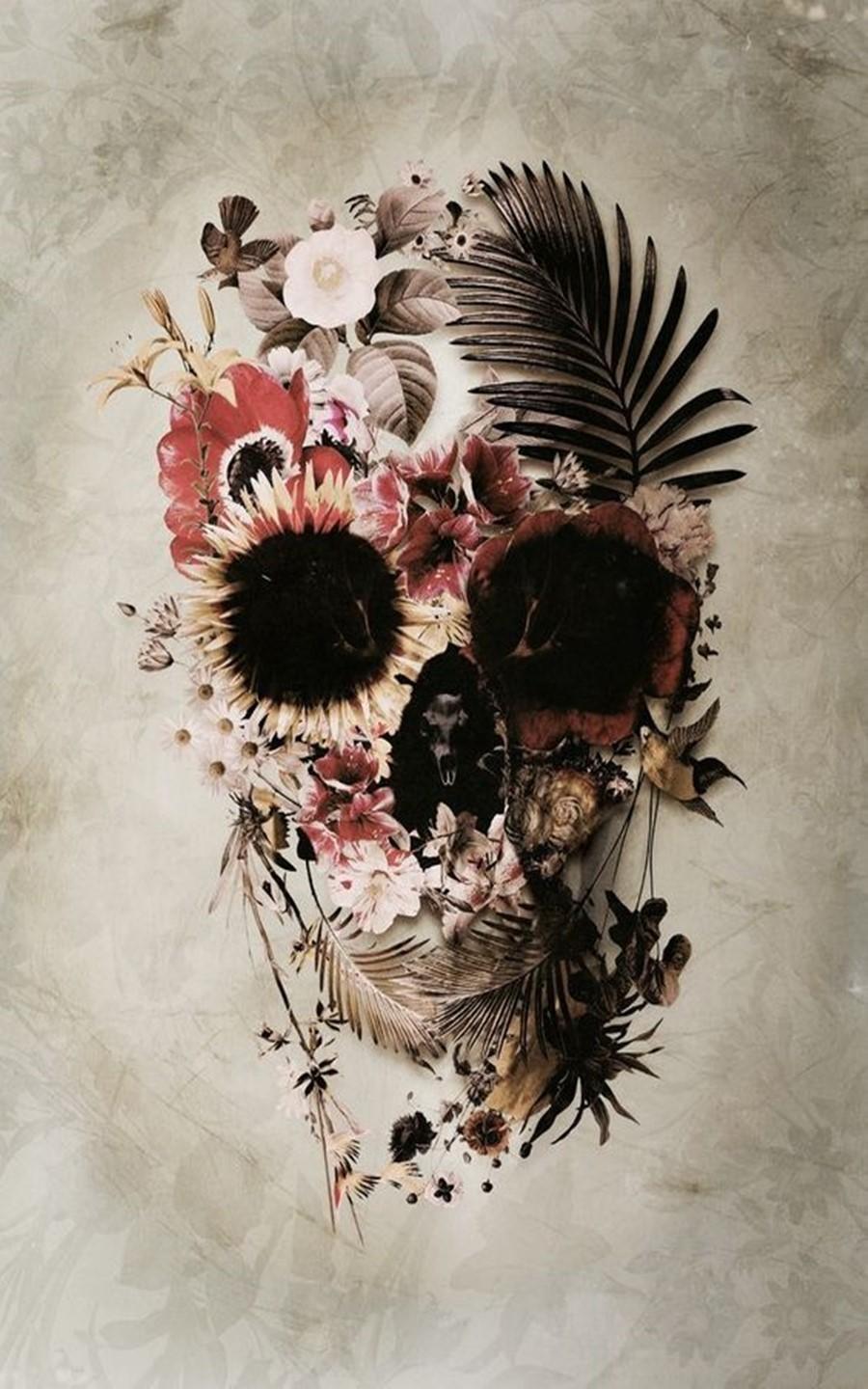 Floral Skull Wallpapers