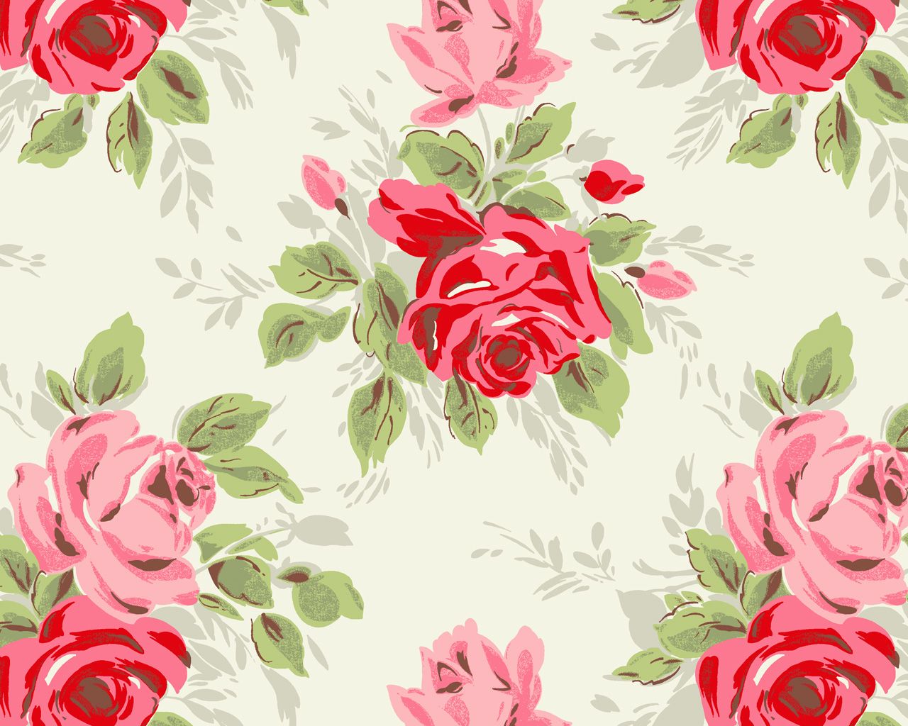 Flower Print Wallpapers