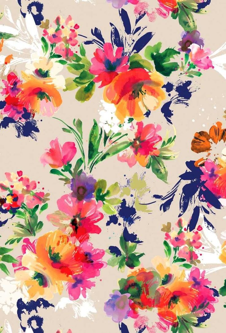 Flower Print Wallpapers