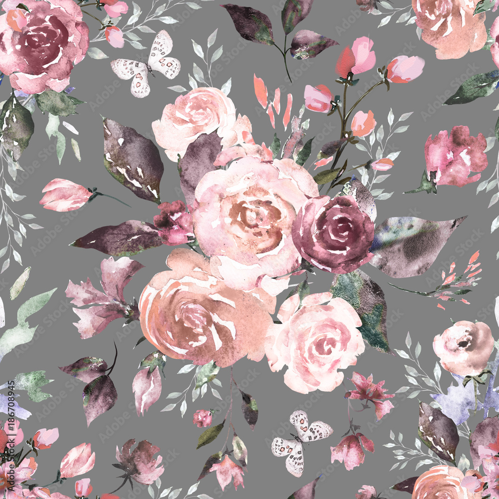 Flowers Gray Wallpapers