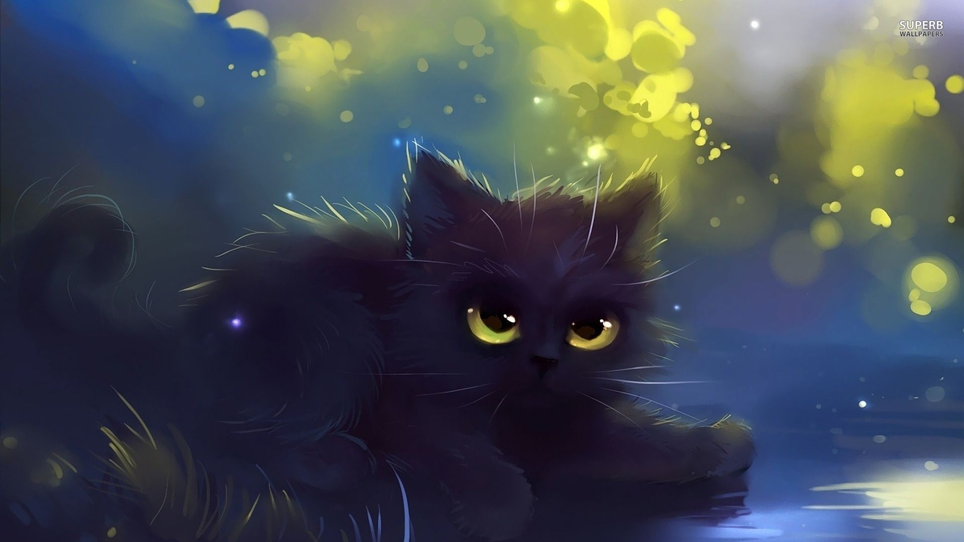 Fluffy Anime Cat Wallpapers