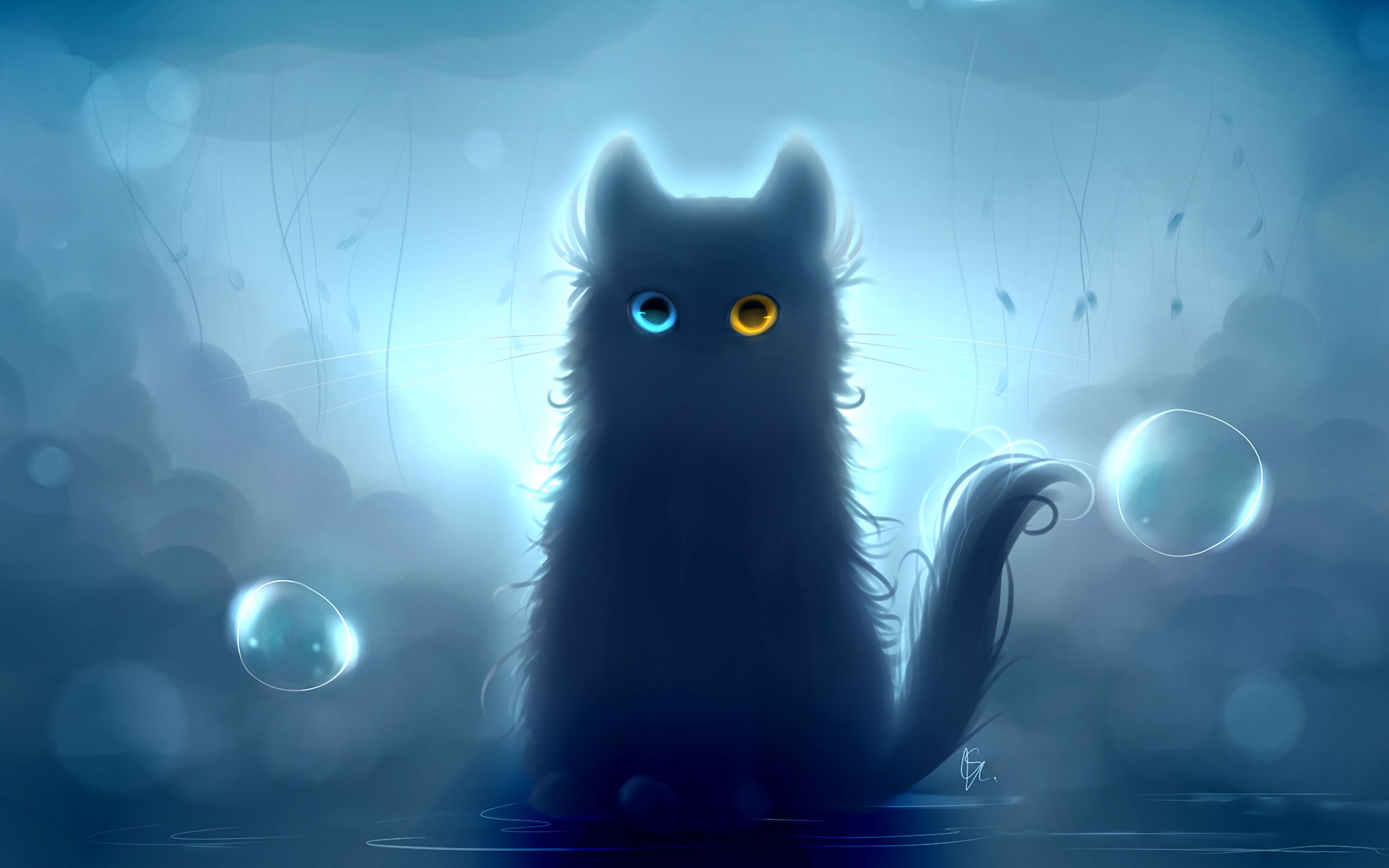 Fluffy Anime Cat Wallpapers