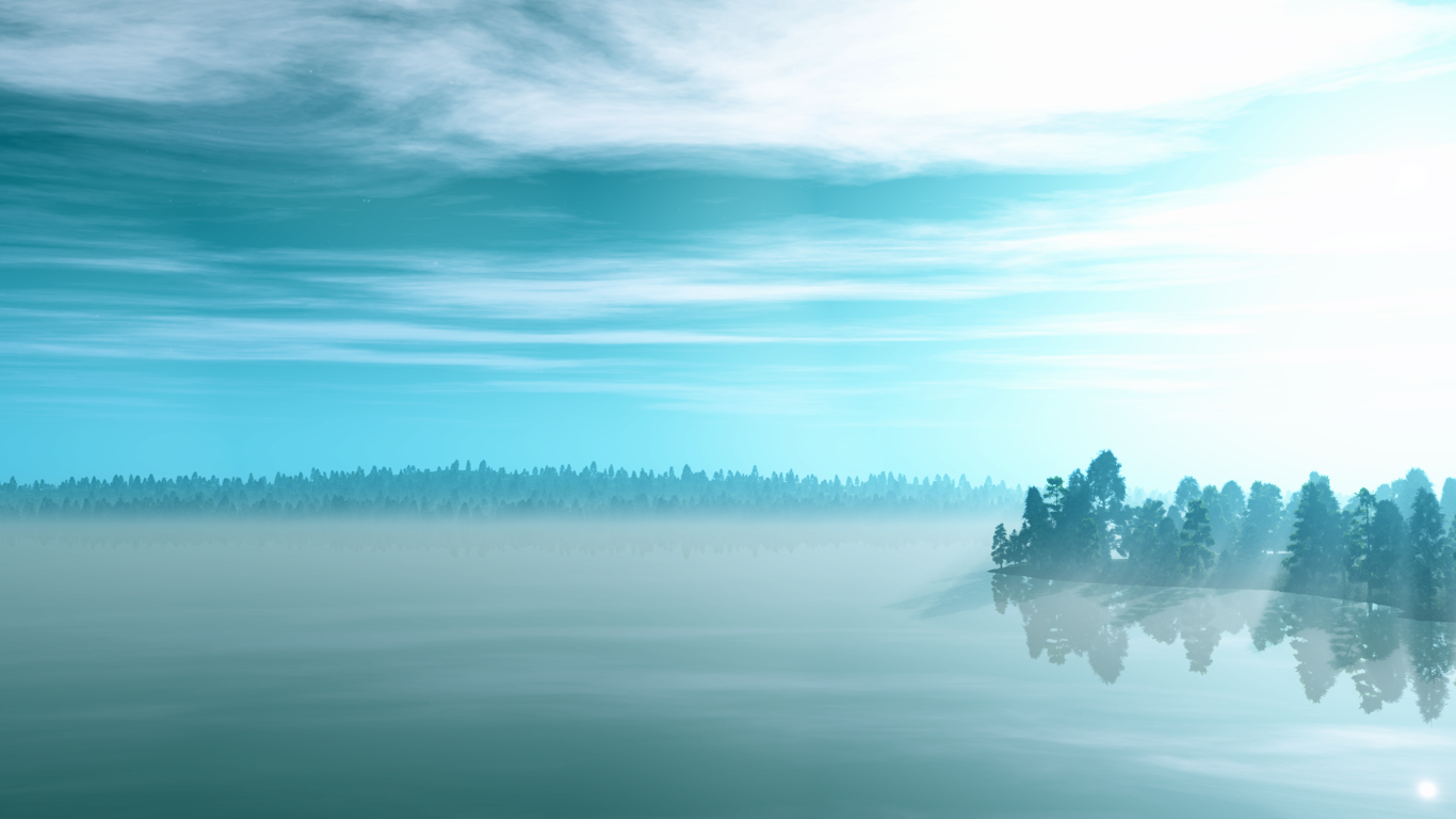 Foggy Lake Wallpapers