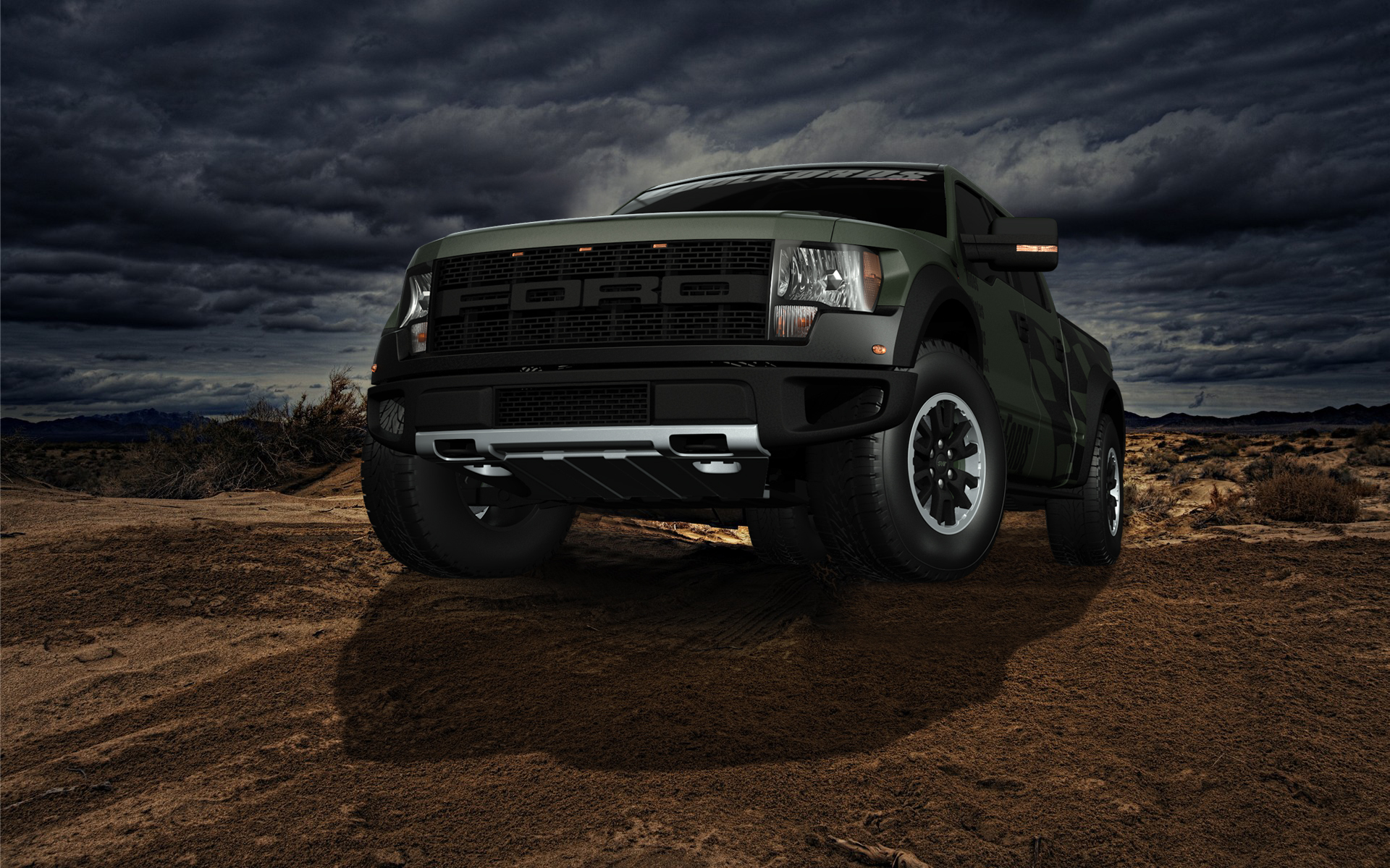 Ford Raptor All Black Wallpapers