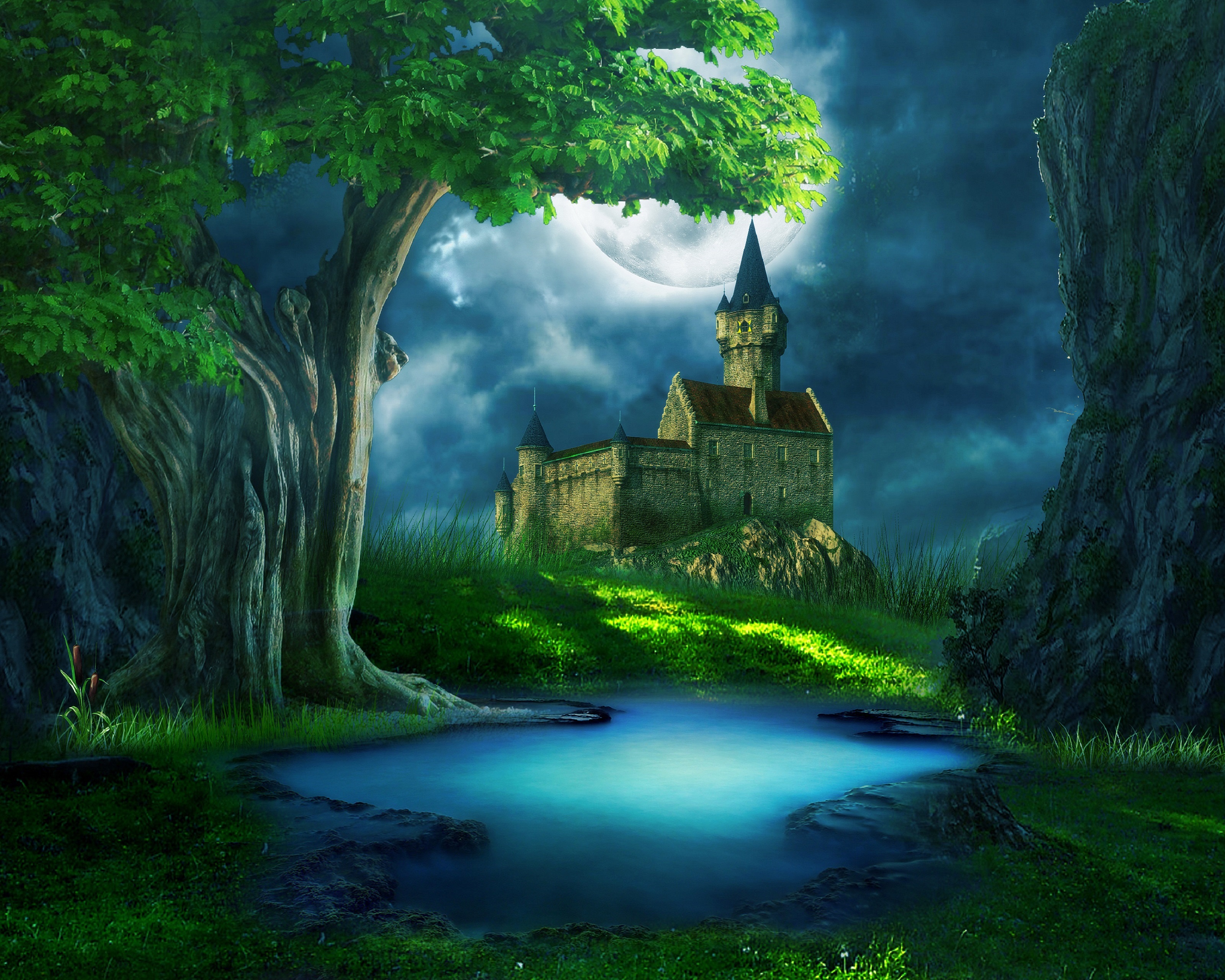 Forest Palace Wallpapers