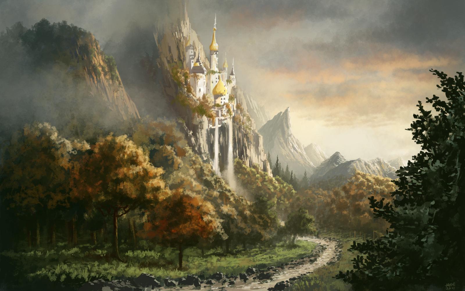 Forest Palace Wallpapers