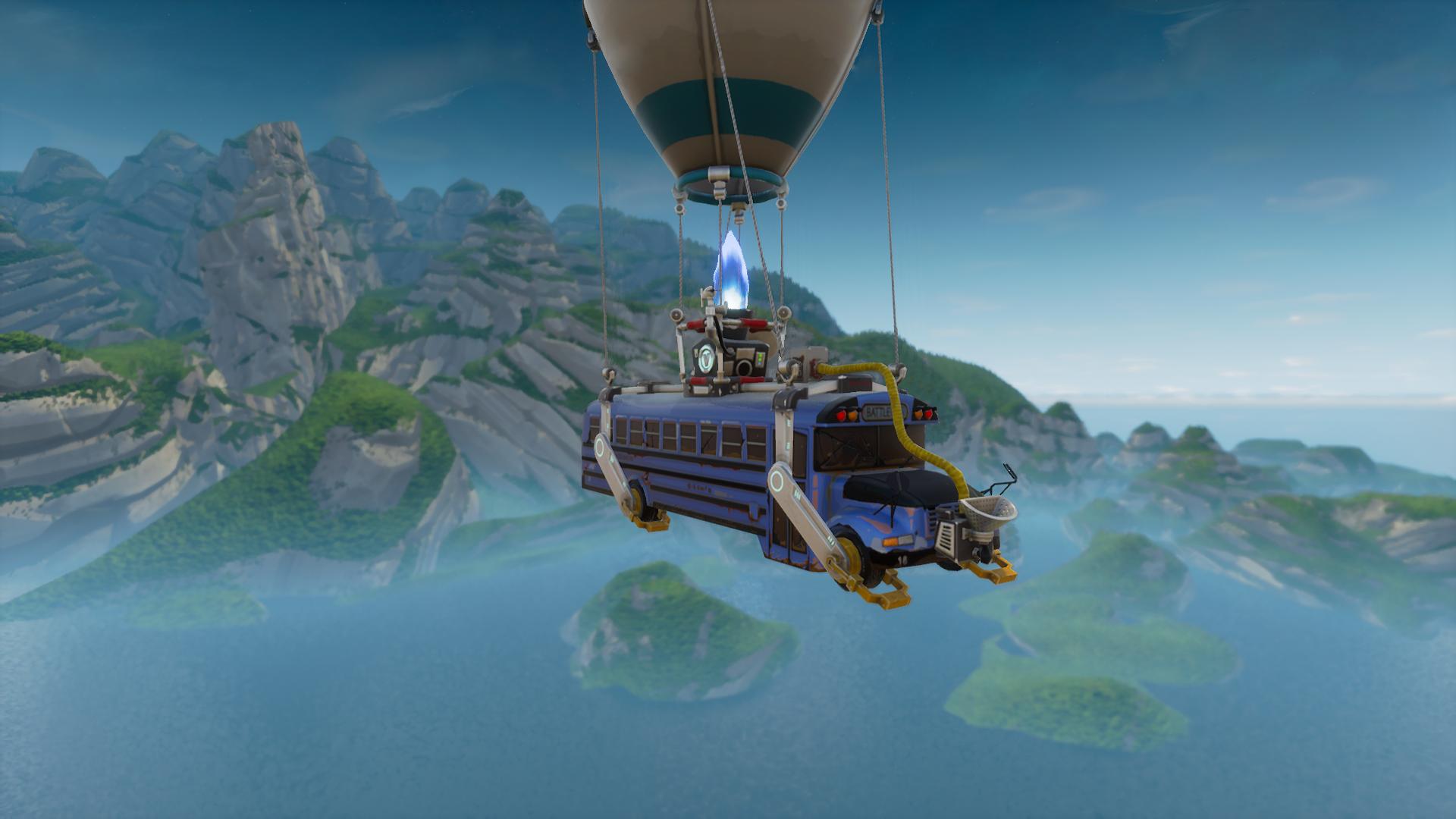 Fortnite Battle Bus Wallpapers