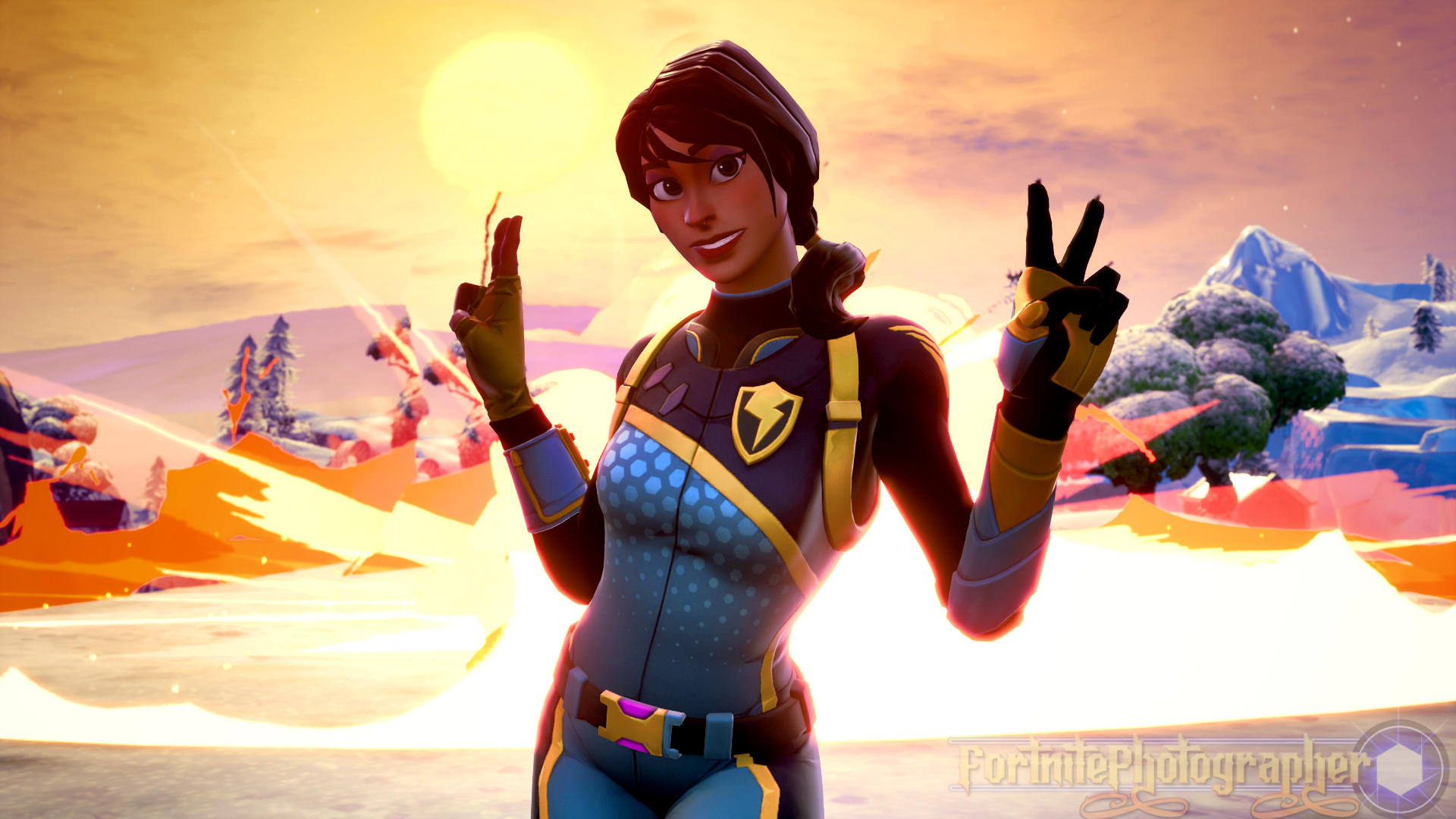 Fortnite Bolt Skin Wallpapers