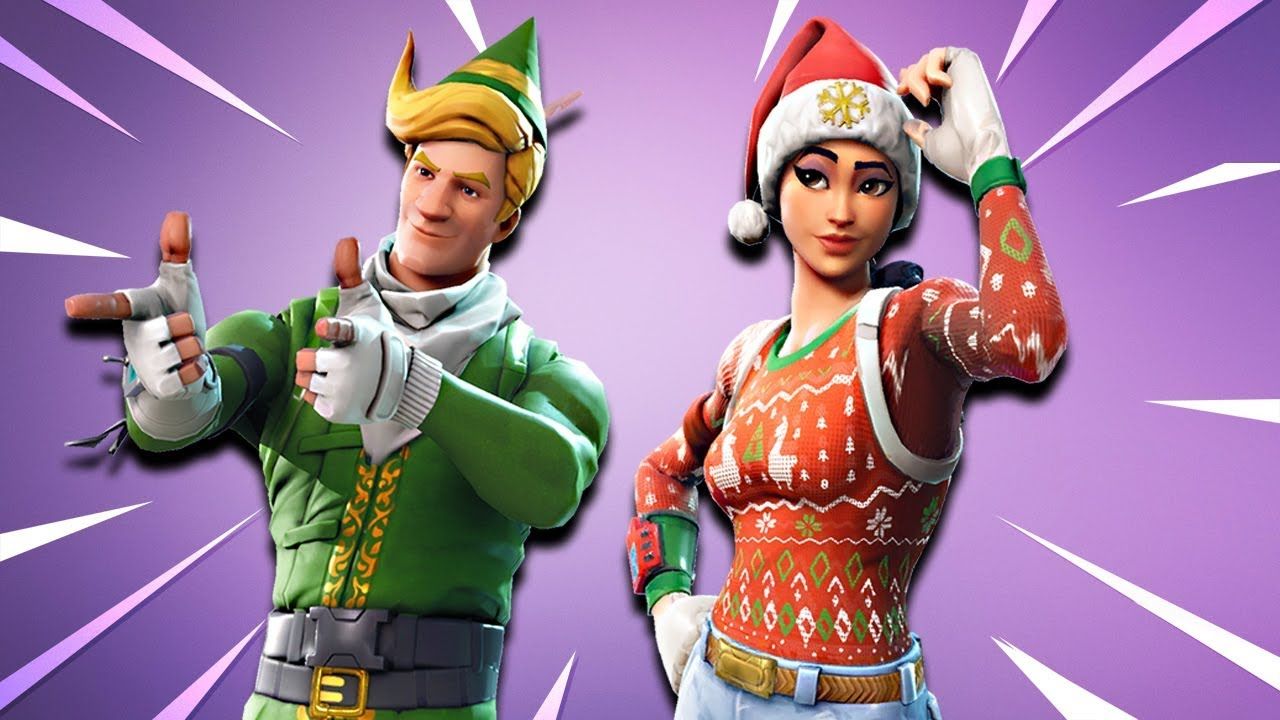 Fortnite Christmas Skins Wallpapers