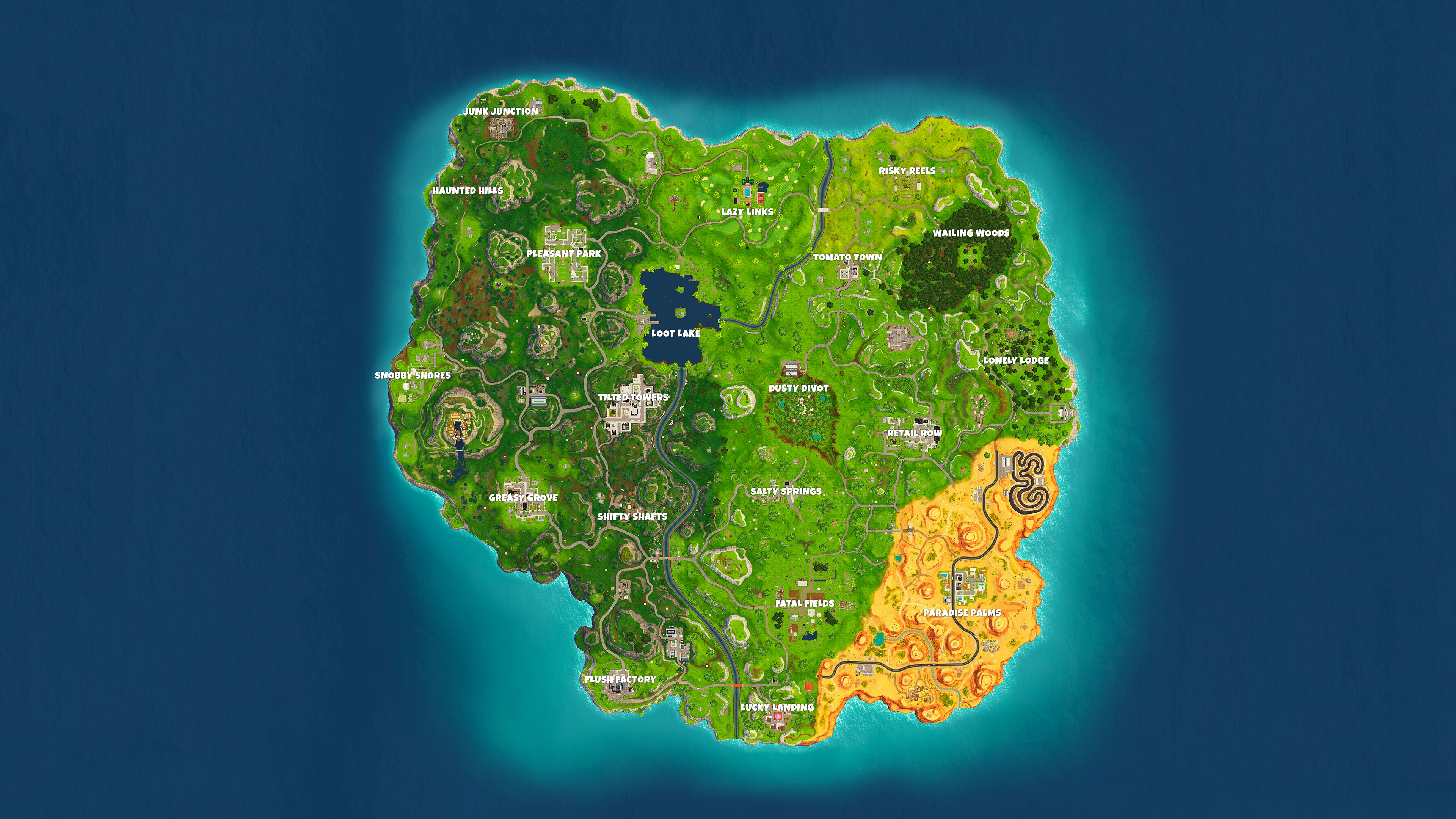 Fortnite Map Backdrop Wallpapers