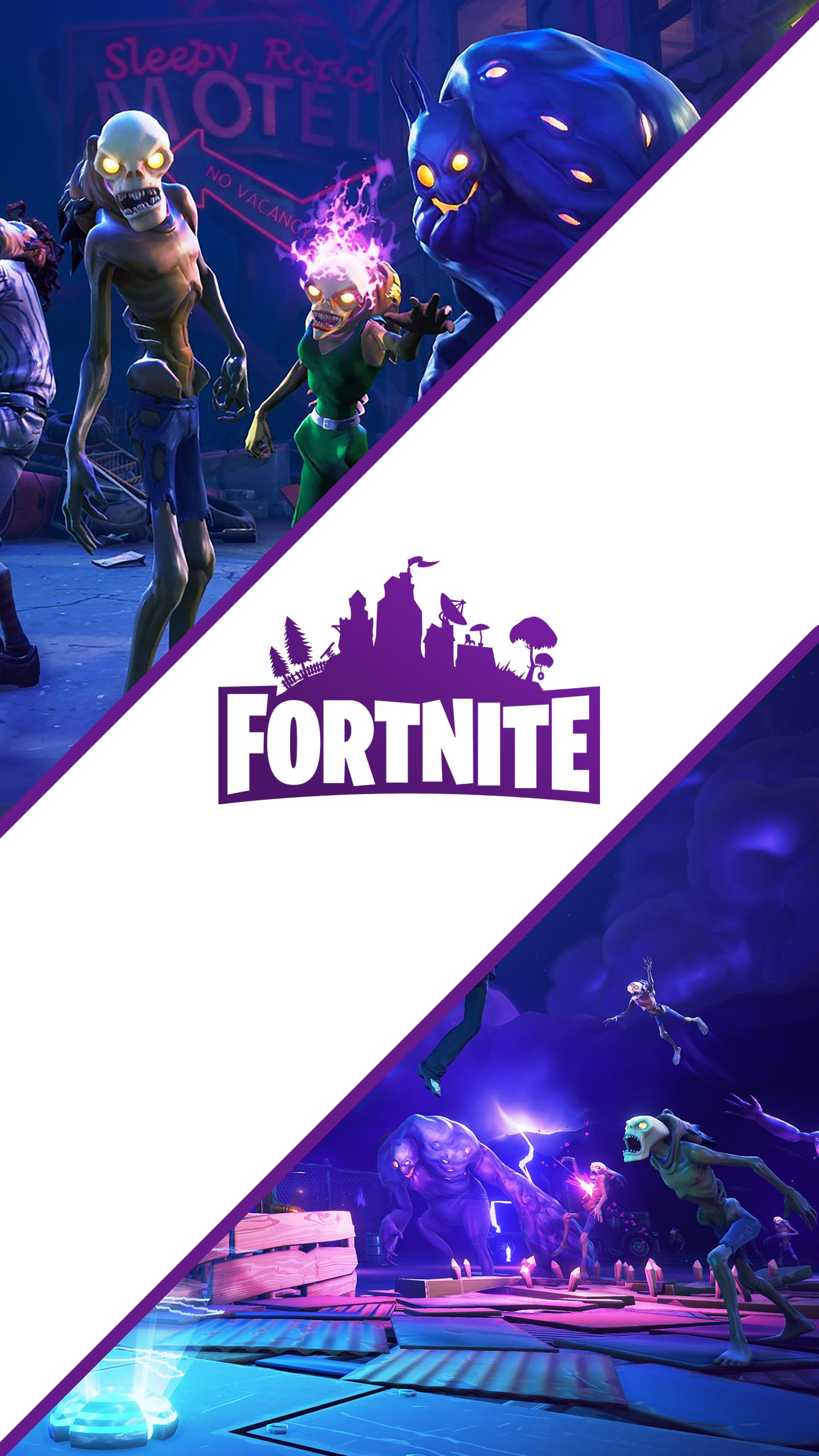 Fortnite Mobile Logo Wallpapers