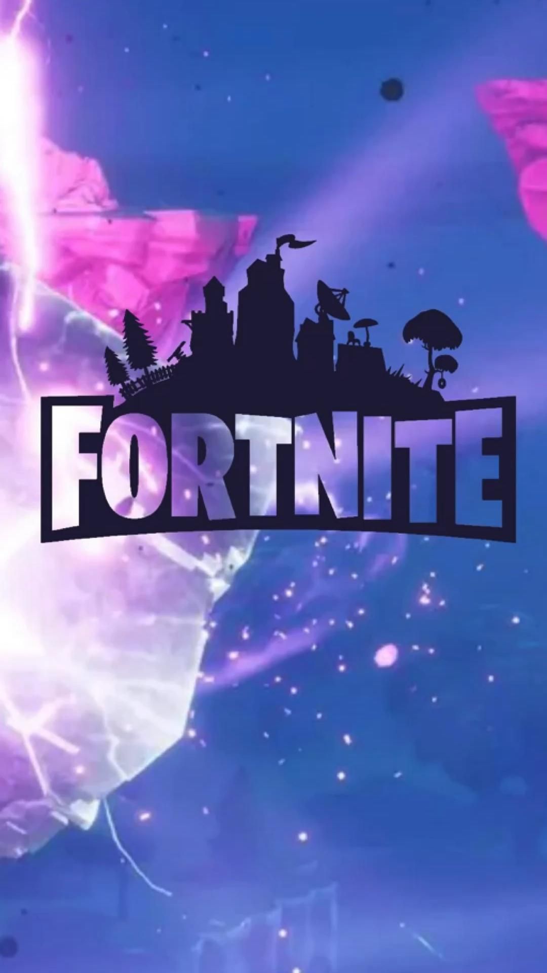 Fortnite Mobile Logo Wallpapers