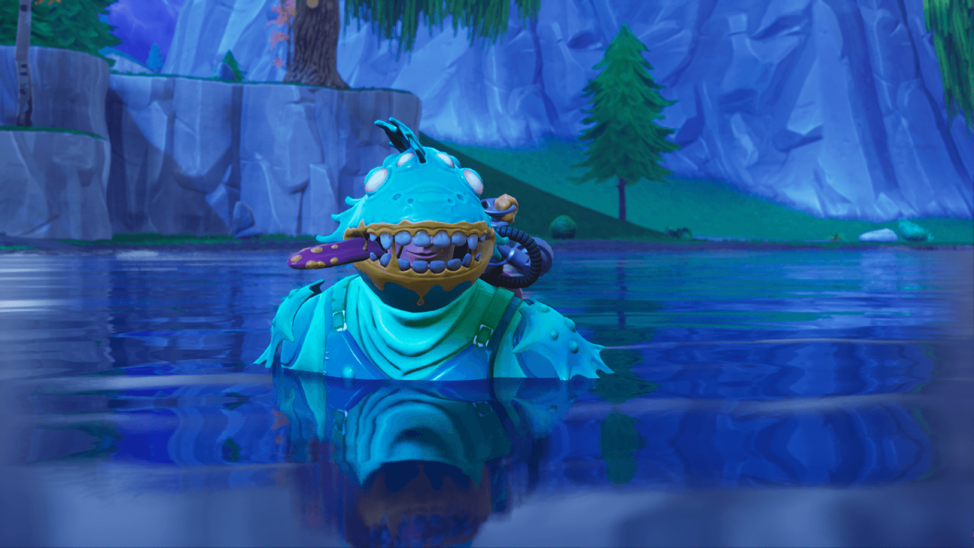 Fortnite Moisty Merman Skin Wallpapers