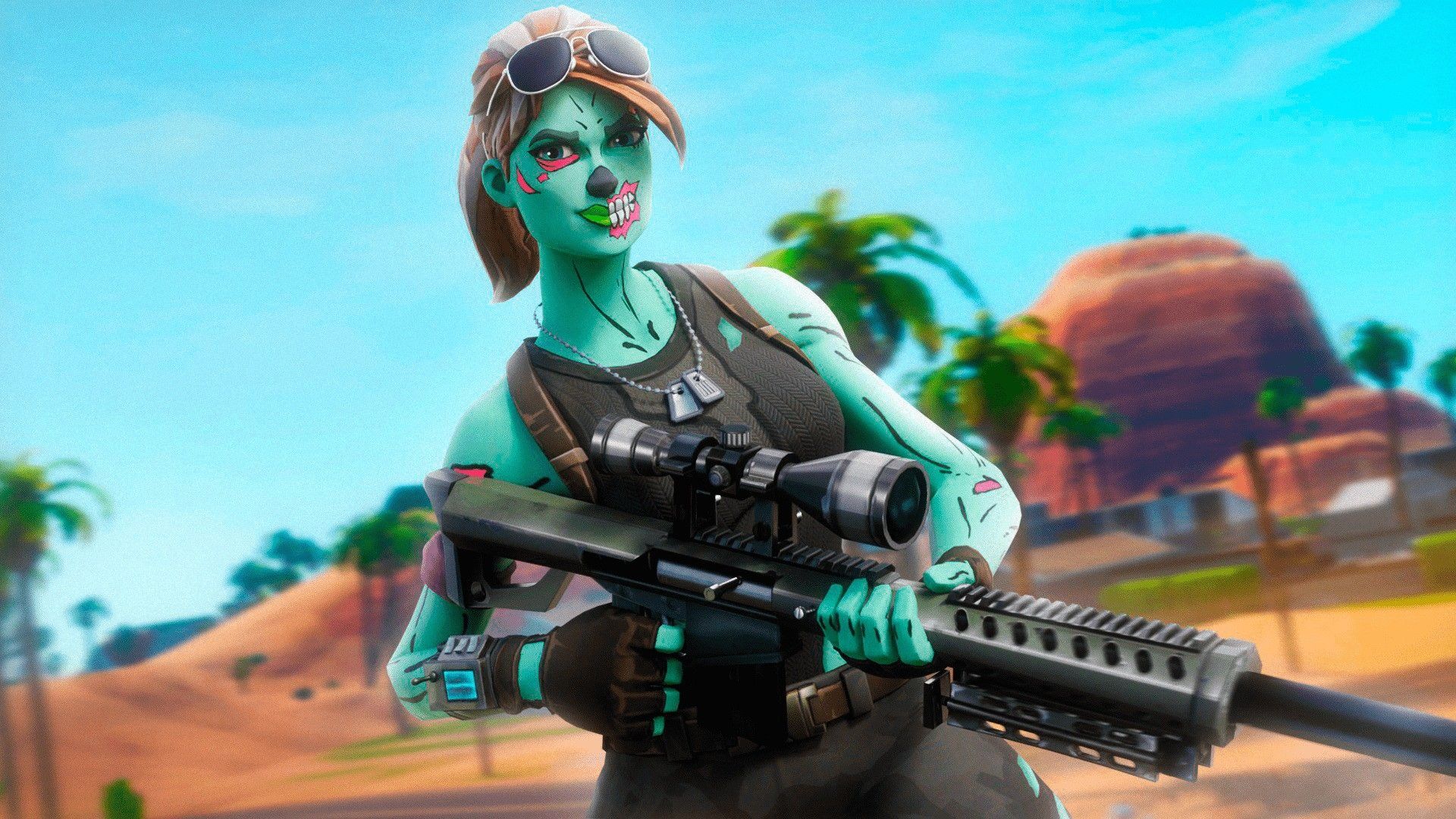 Fortnite Pink Ghoul Trooper Thumbnail Wallpapers