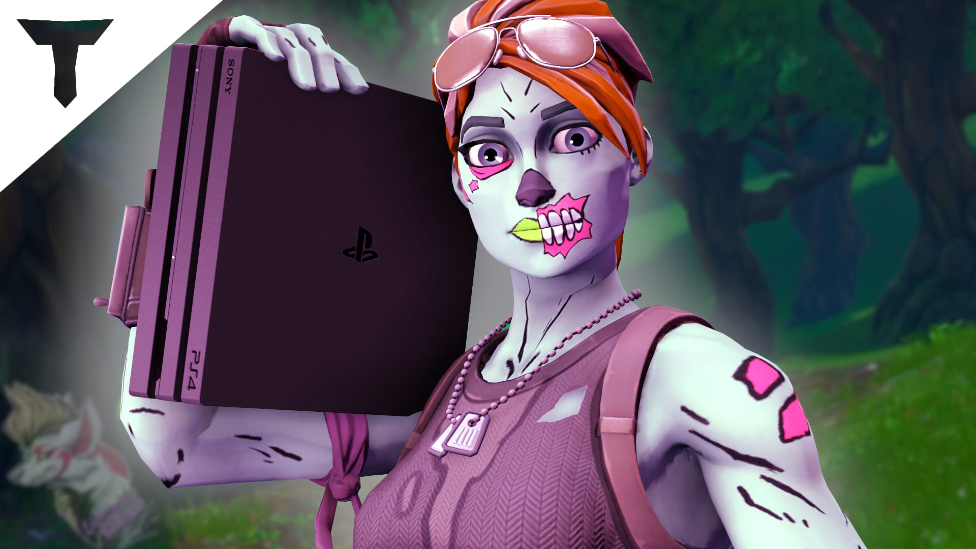 Fortnite Pink Ghoul Trooper Thumbnail Wallpapers