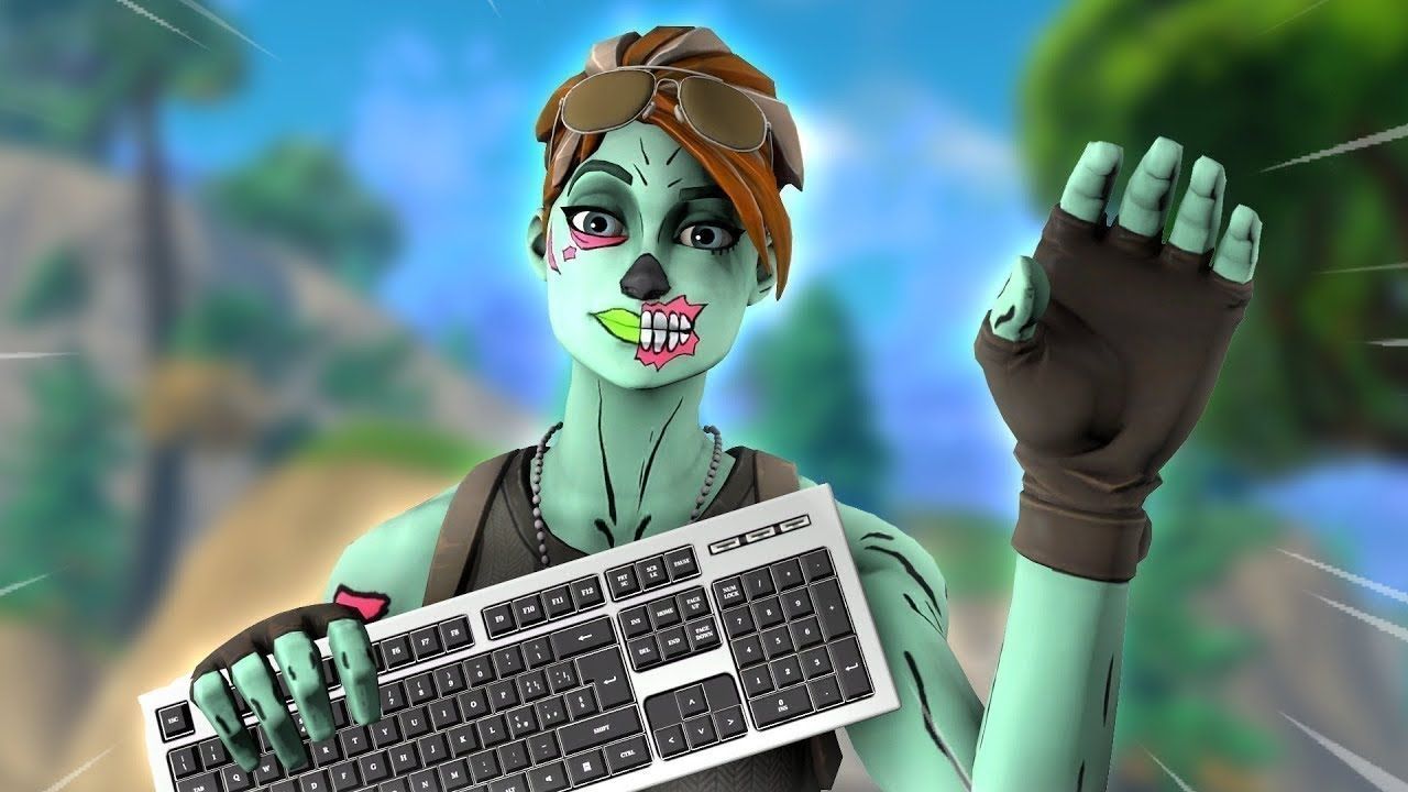 Fortnite Skin With Keyboard Wallpapers