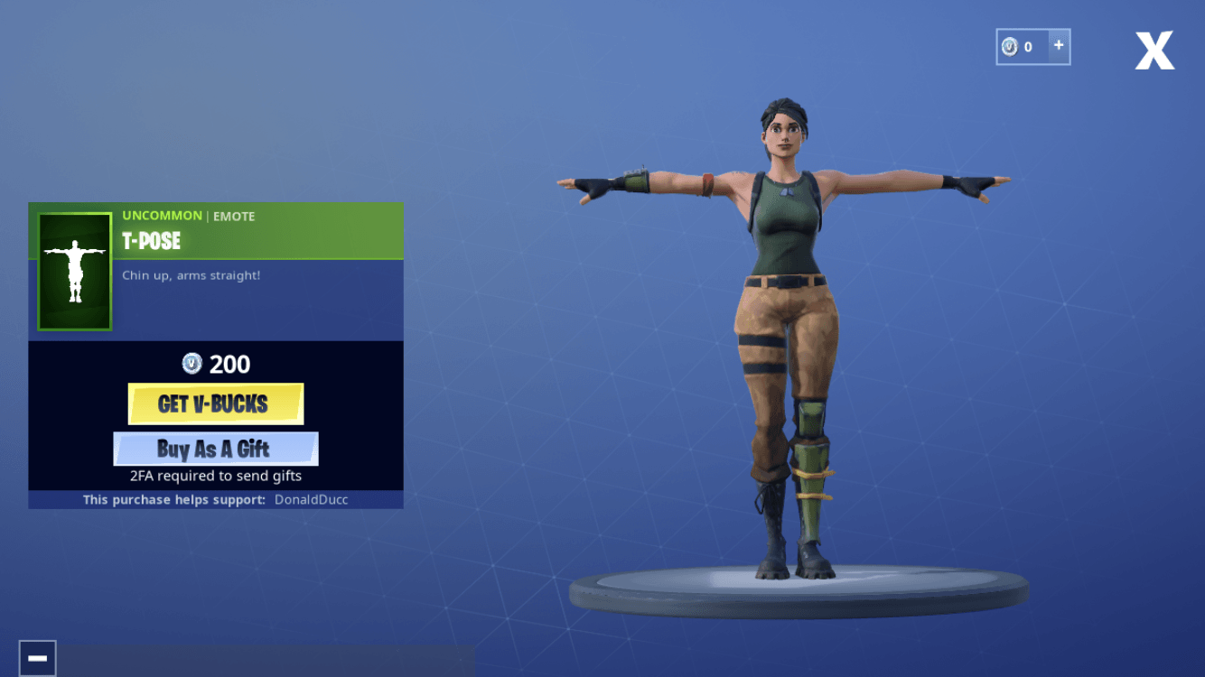 Fortnite T Pose Wallpapers