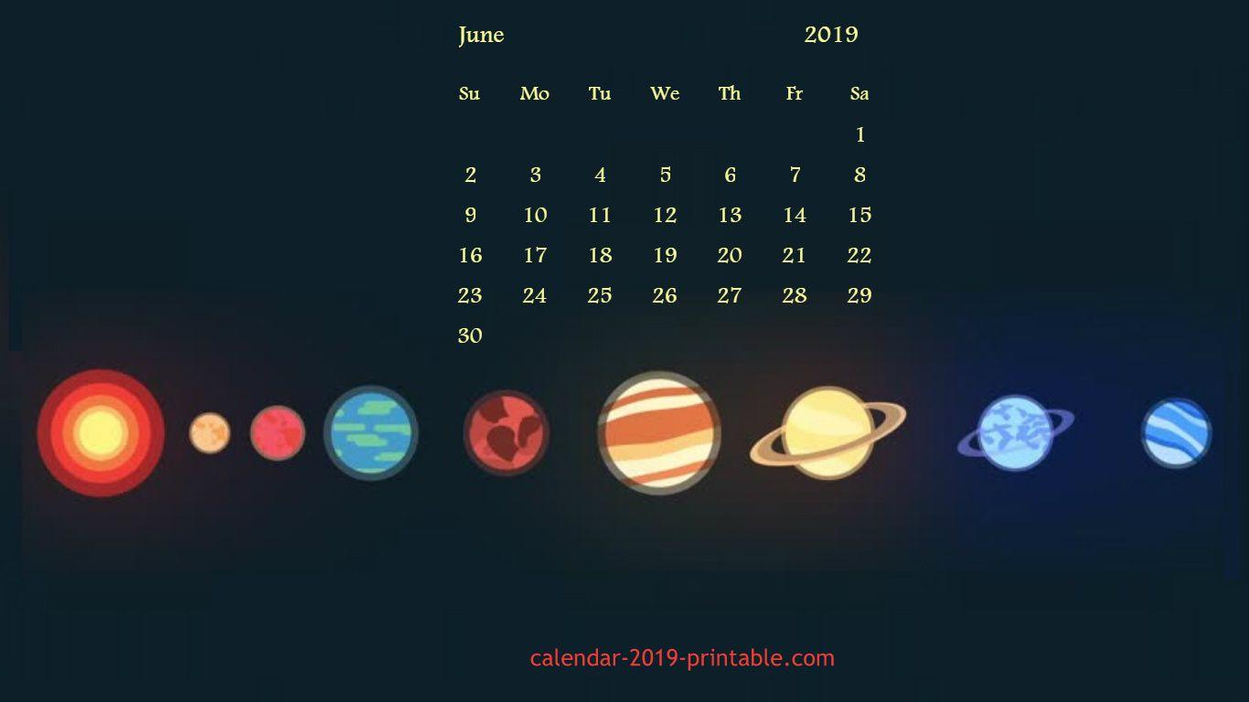 Free Desktop Calendar 2019 Wallpapers