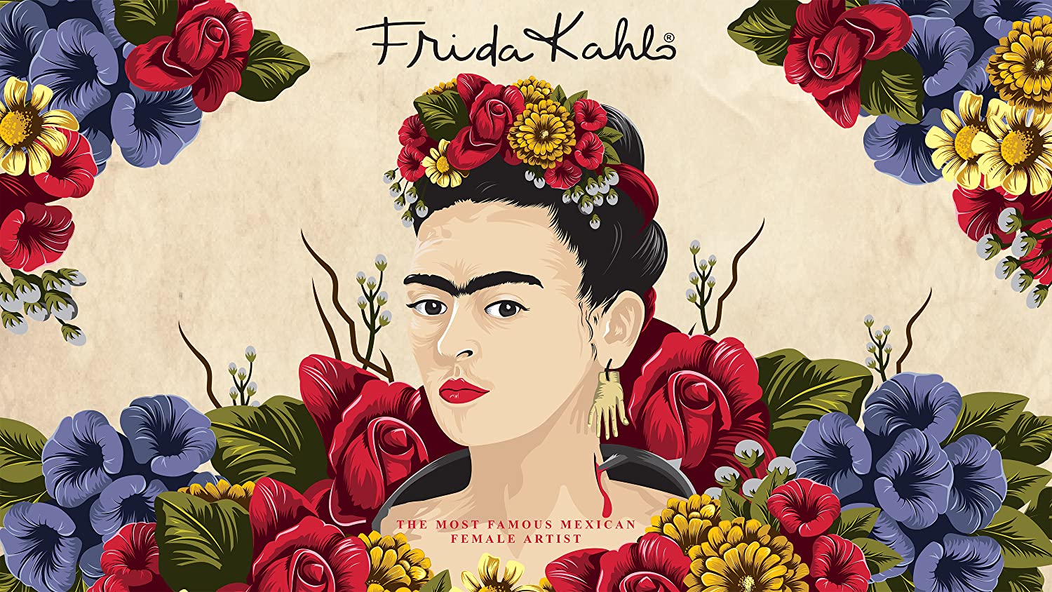 Frida Kahlo Cartoon Images Wallpapers