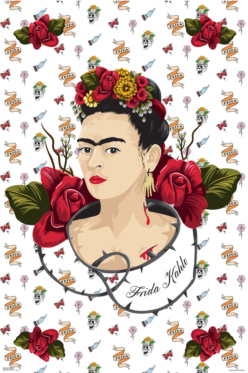 Frida Kahlo Cartoon Images Wallpapers