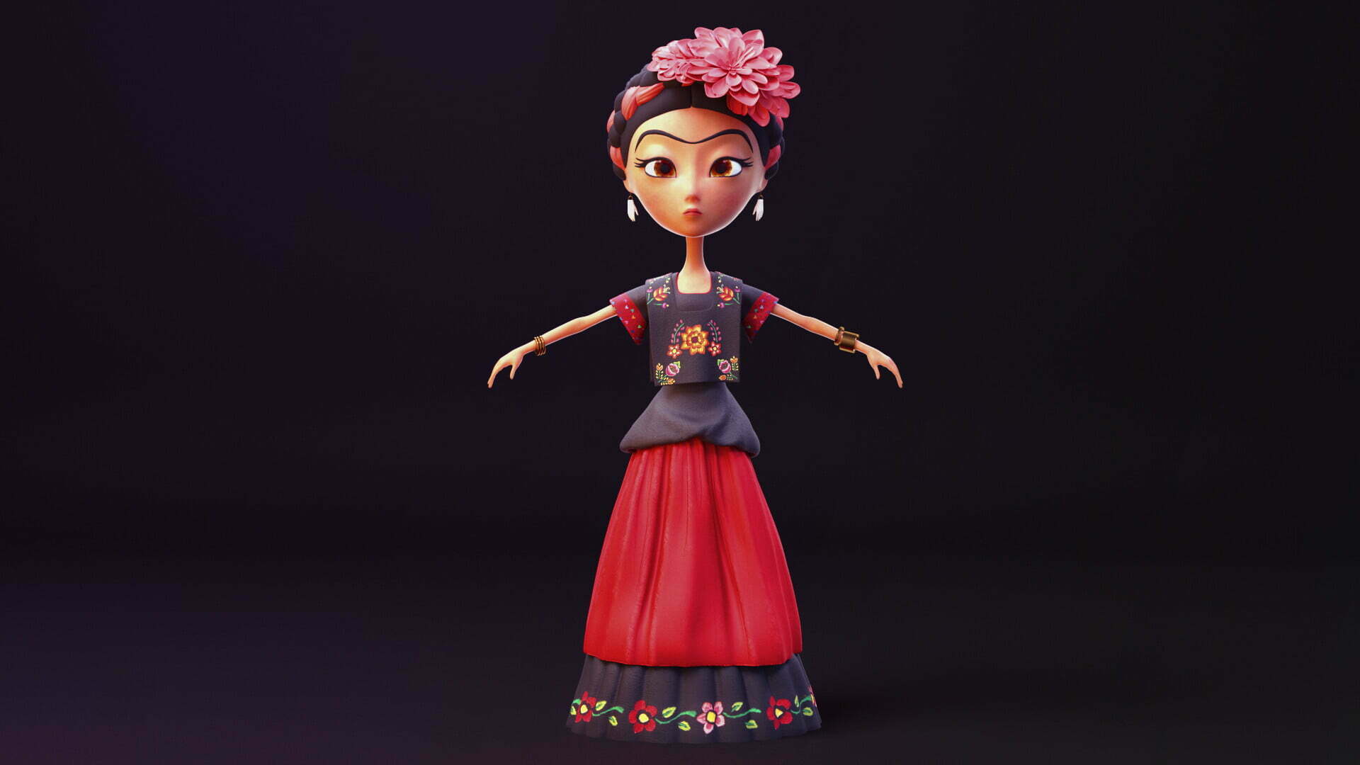 Frida Kahlo Cartoon Images Wallpapers